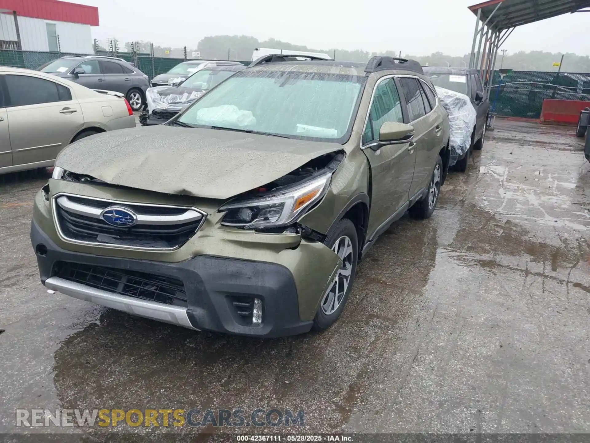 2 Photograph of a damaged car 4S4BTANC2N3282507 SUBARU OUTBACK 2022