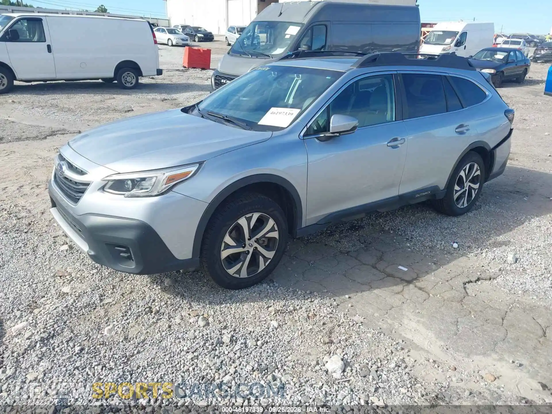 2 Photograph of a damaged car 4S4BTANC2N3283463 SUBARU OUTBACK 2022