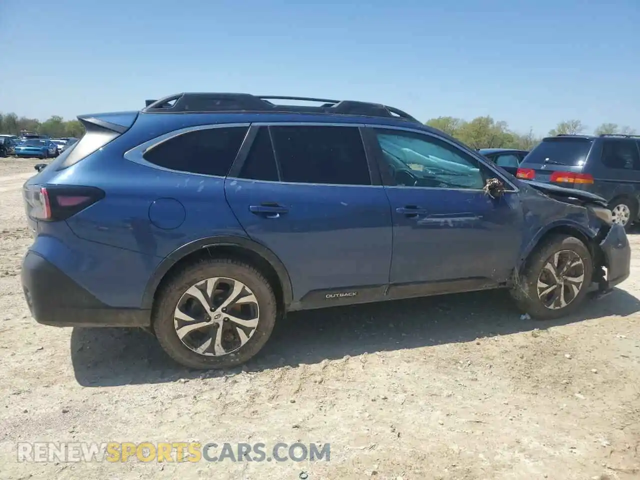 3 Photograph of a damaged car 4S4BTANC5N3131824 SUBARU OUTBACK 2022