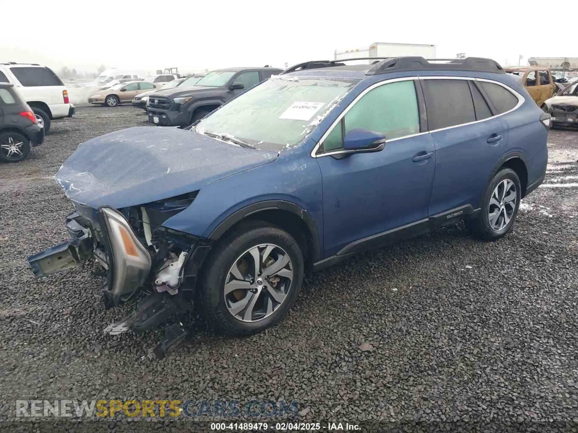2 Photograph of a damaged car 4S4BTANC6N3241930 SUBARU OUTBACK 2022