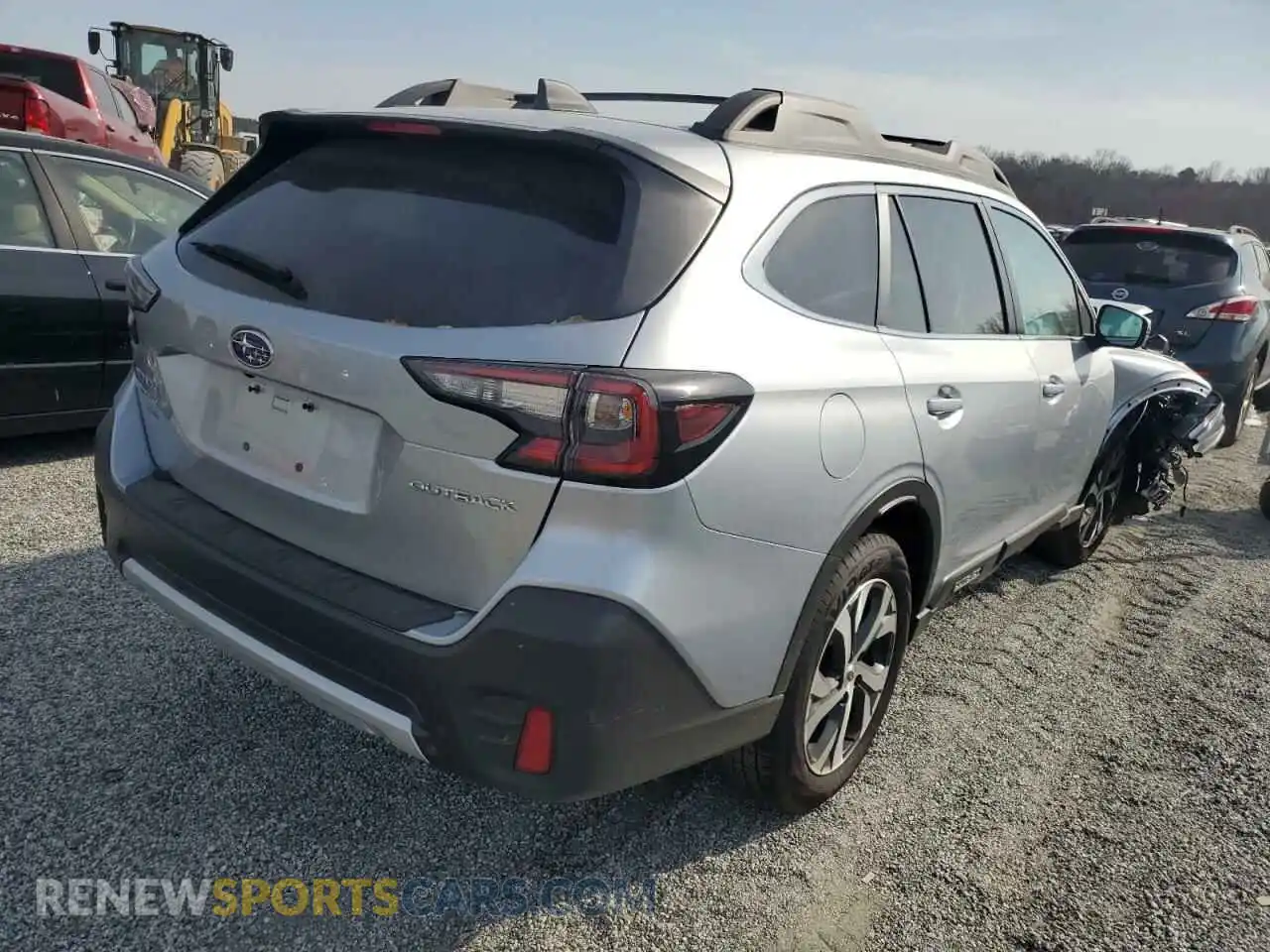 3 Photograph of a damaged car 4S4BTANC6N3261921 SUBARU OUTBACK 2022