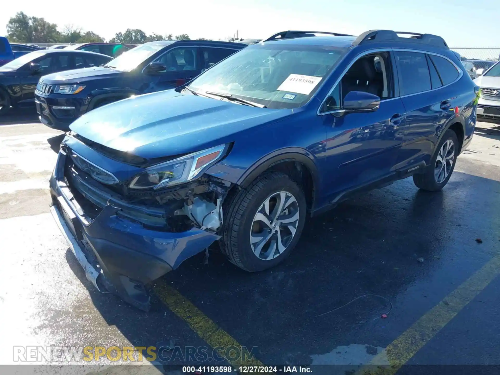 2 Photograph of a damaged car 4S4BTANC7N3201730 SUBARU OUTBACK 2022