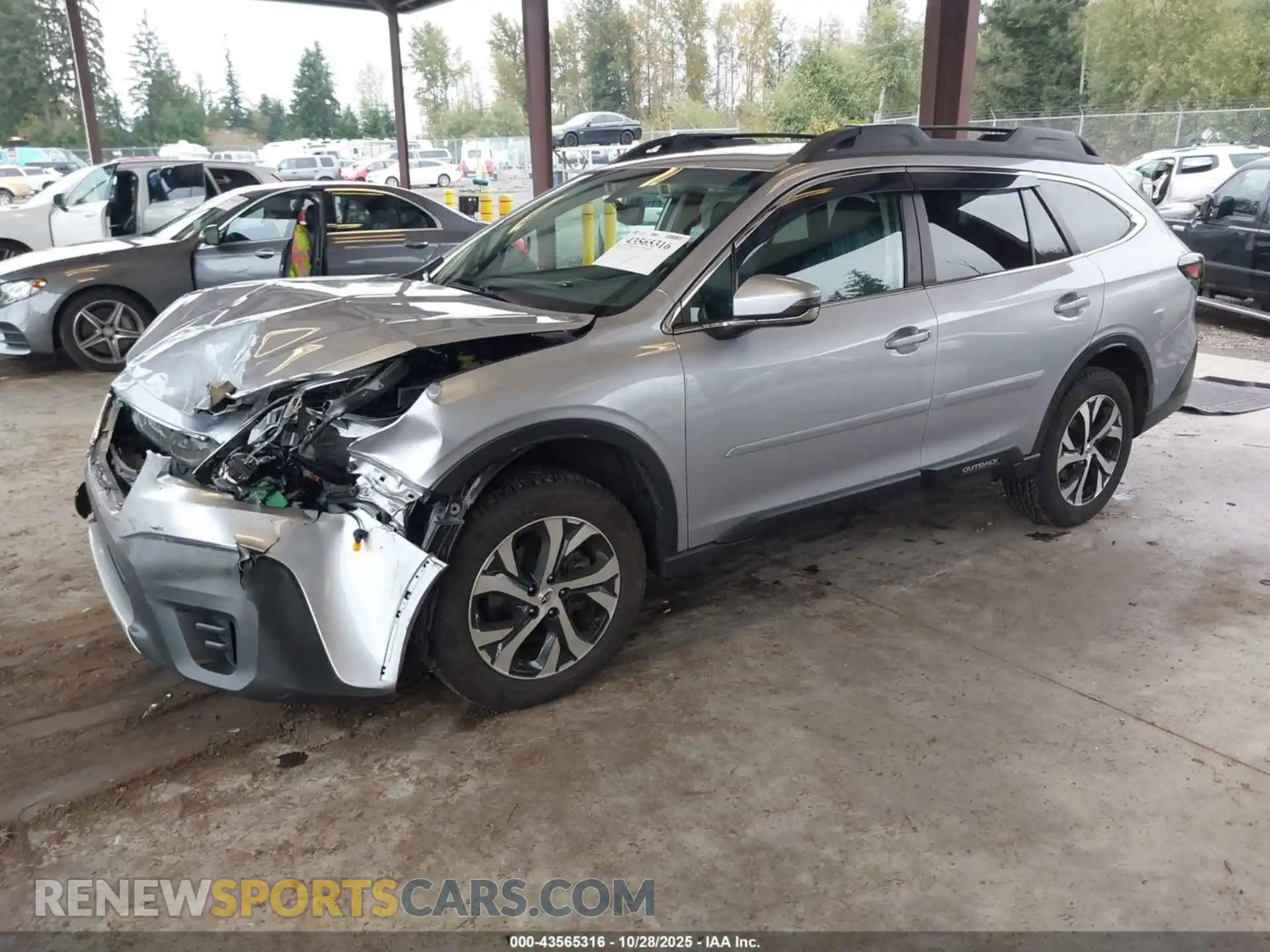 2 Photograph of a damaged car 4S4BTANC7N3246313 SUBARU OUTBACK 2022