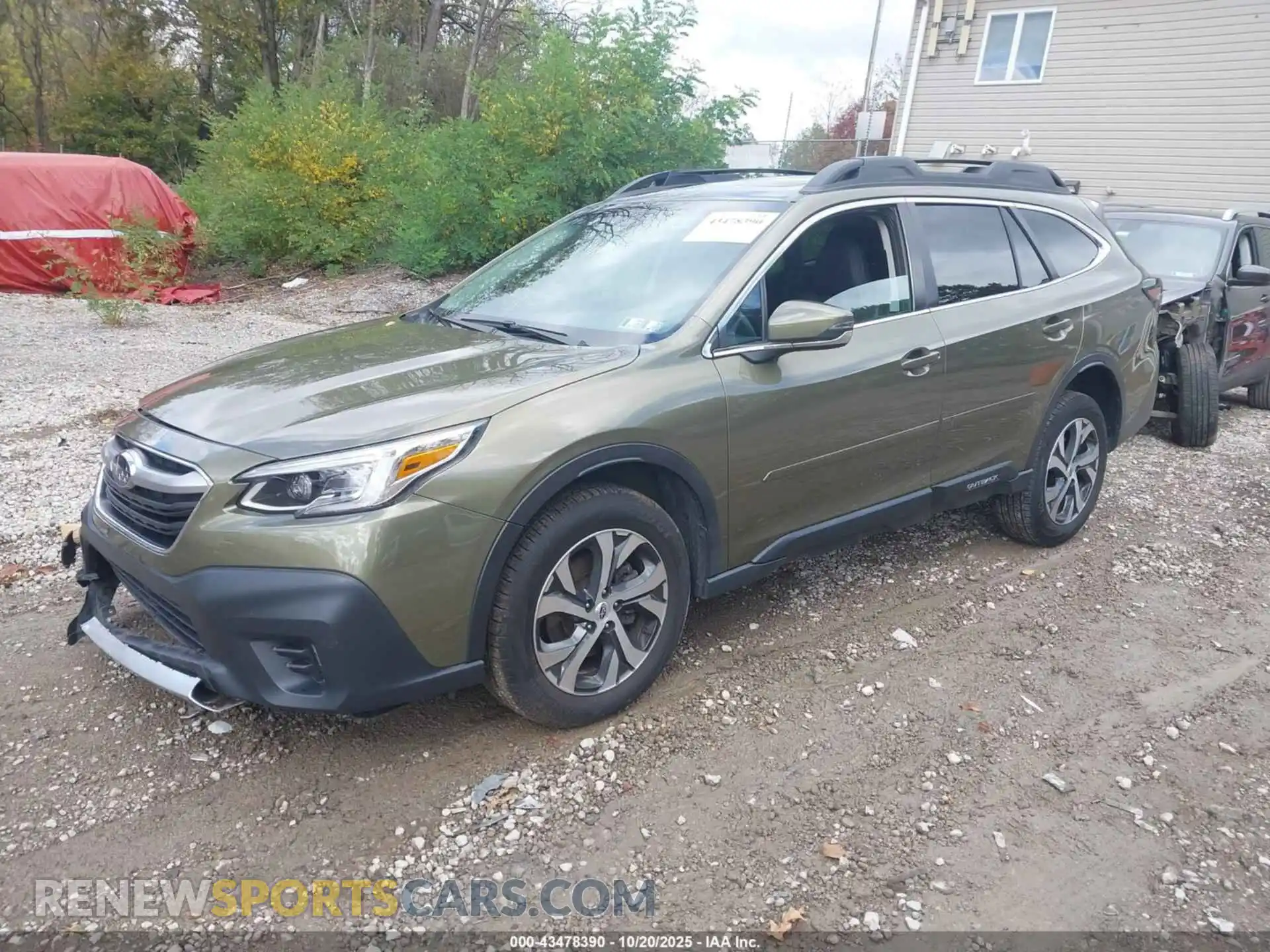 2 Photograph of a damaged car 4S4BTANC8N3244036 SUBARU OUTBACK 2022