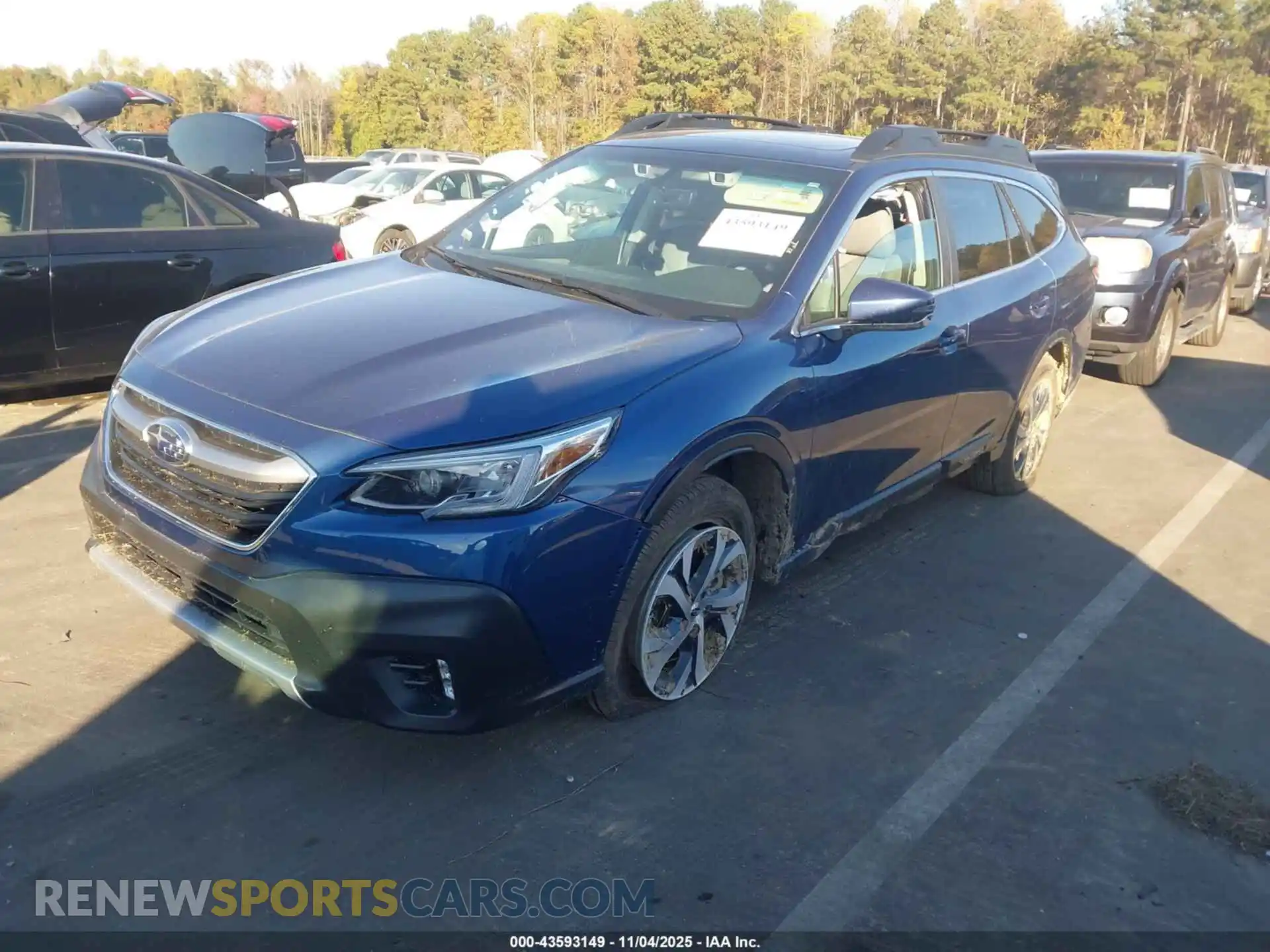 2 Photograph of a damaged car 4S4BTANC9N3190410 SUBARU OUTBACK 2022
