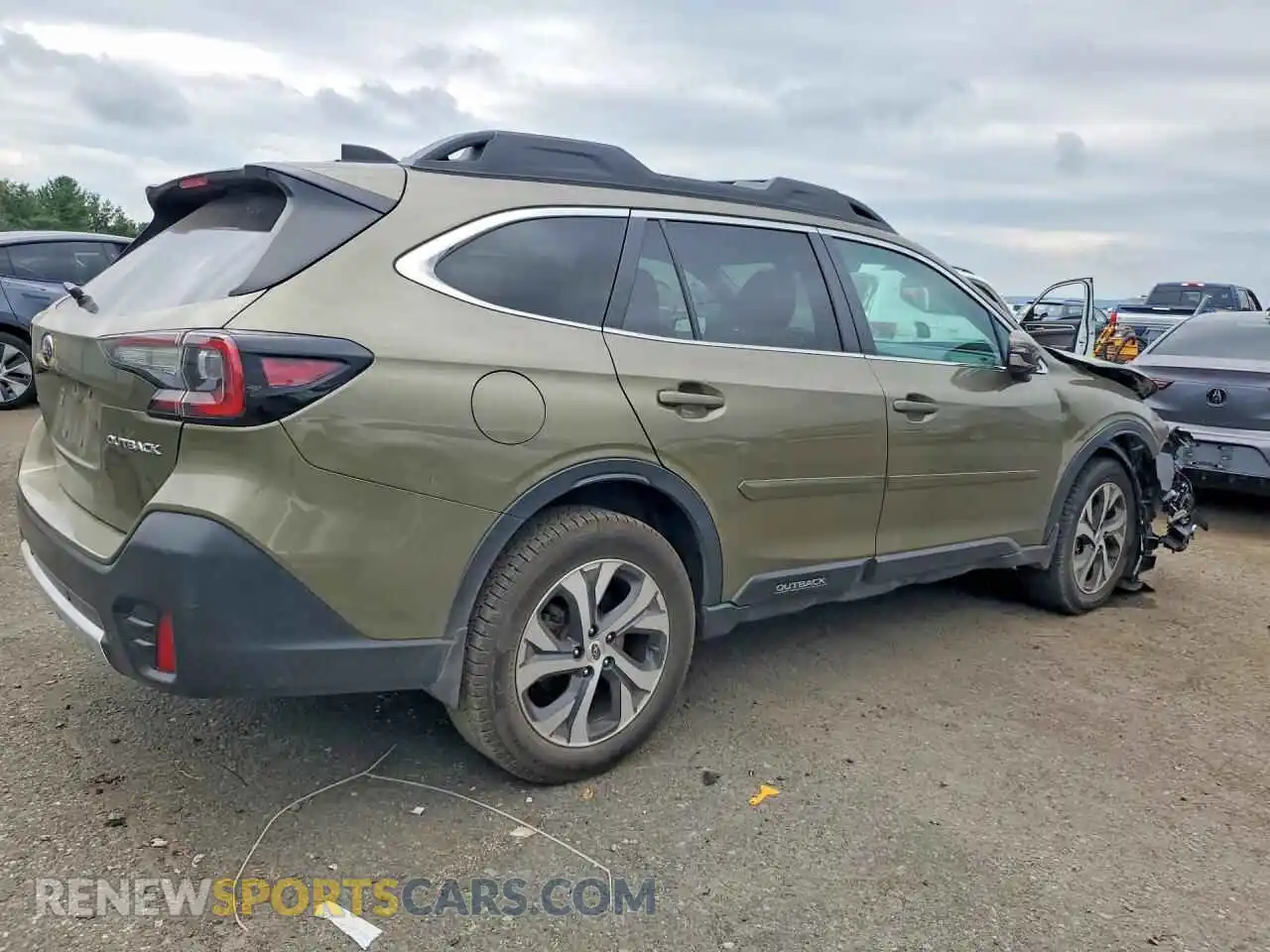 3 fotografías del automóvil dañado 4S4BTANC9N3284190 SUBARU OUTBACK 2022