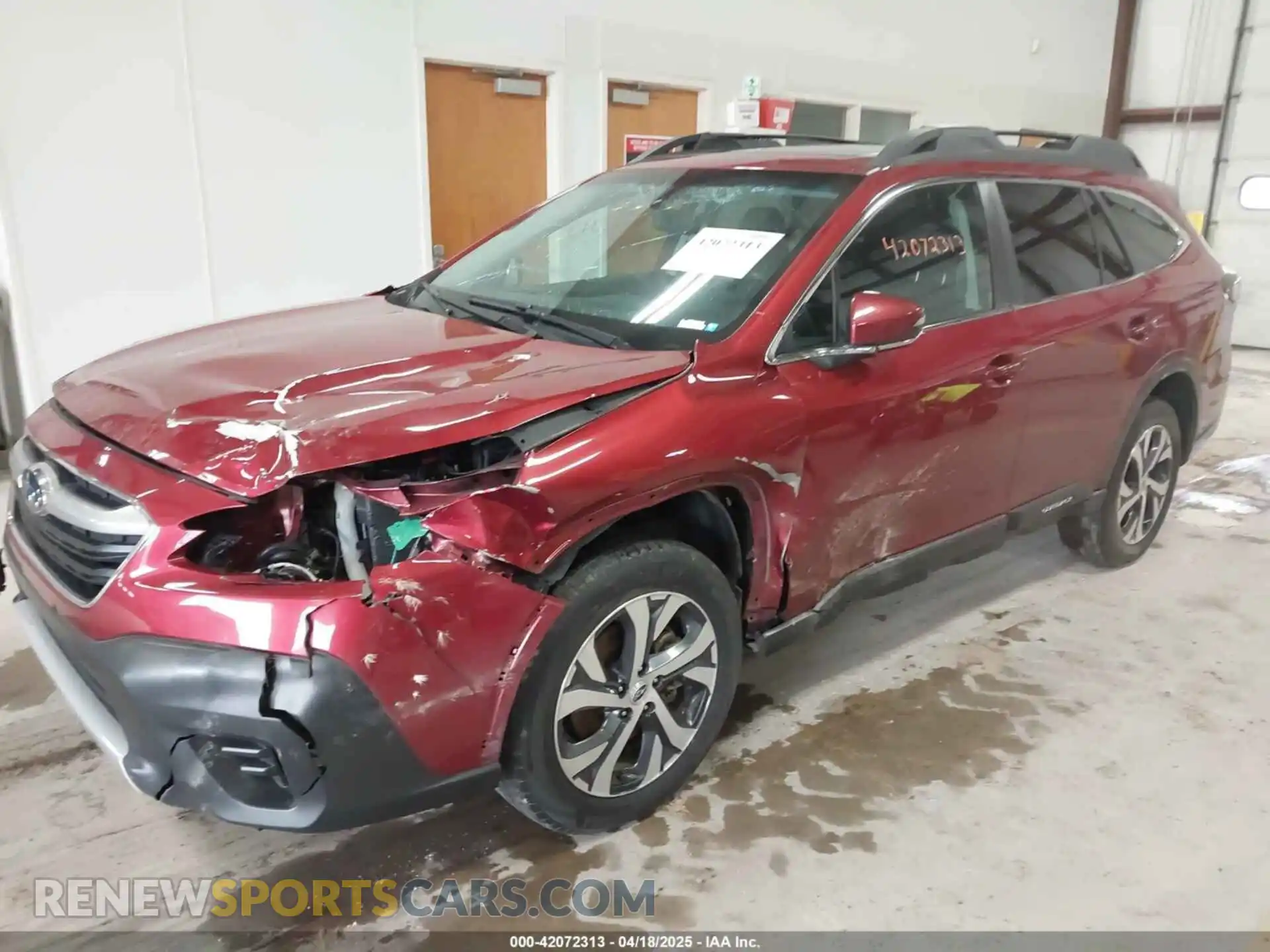 2 Photograph of a damaged car 4S4BTANCXN3228940 SUBARU OUTBACK 2022