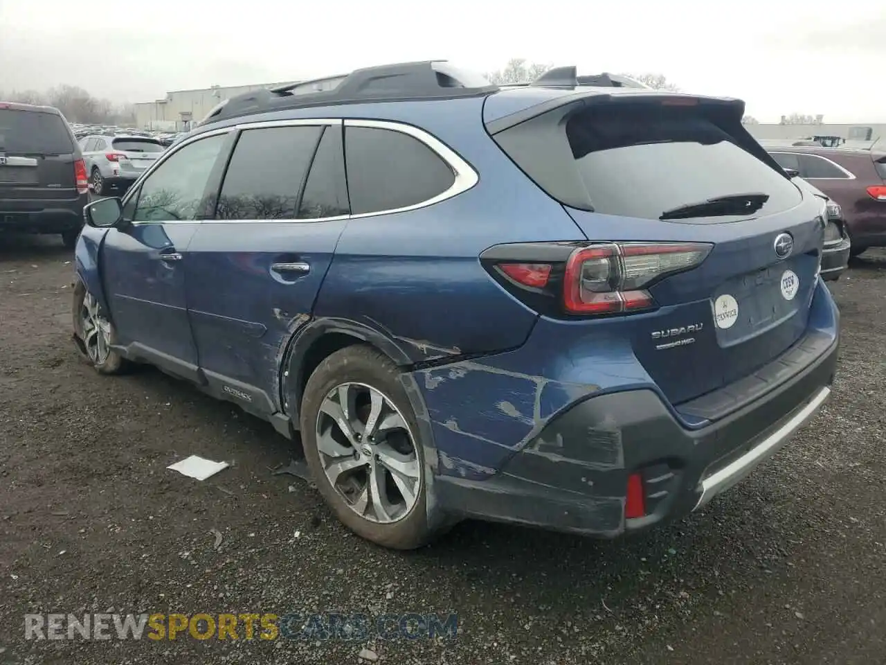 2 Photograph of a damaged car 4S4BTAPC0N3242004 SUBARU OUTBACK 2022