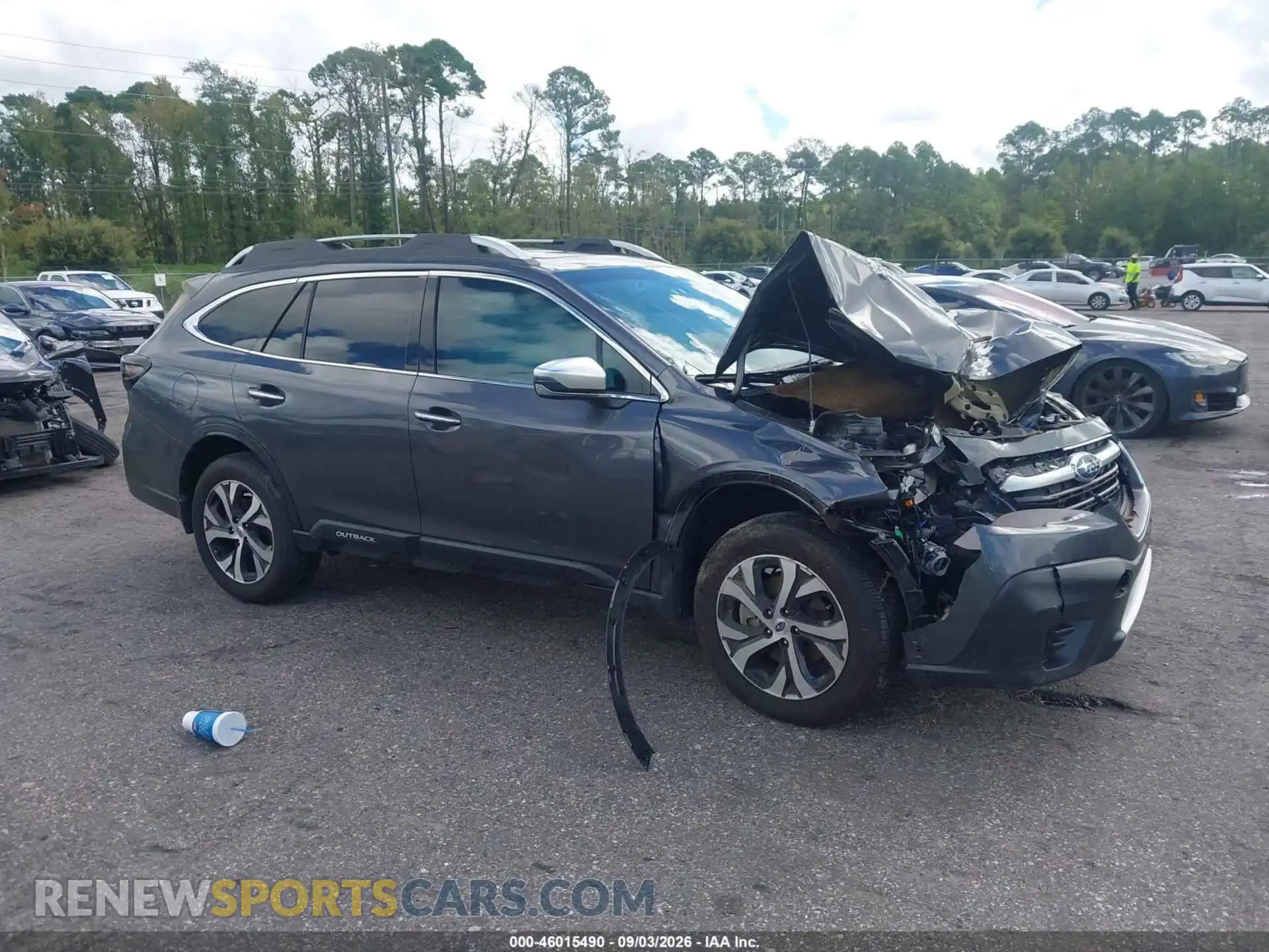 1 Photograph of a damaged car 4S4BTAPC1N3105282 SUBARU OUTBACK 2022