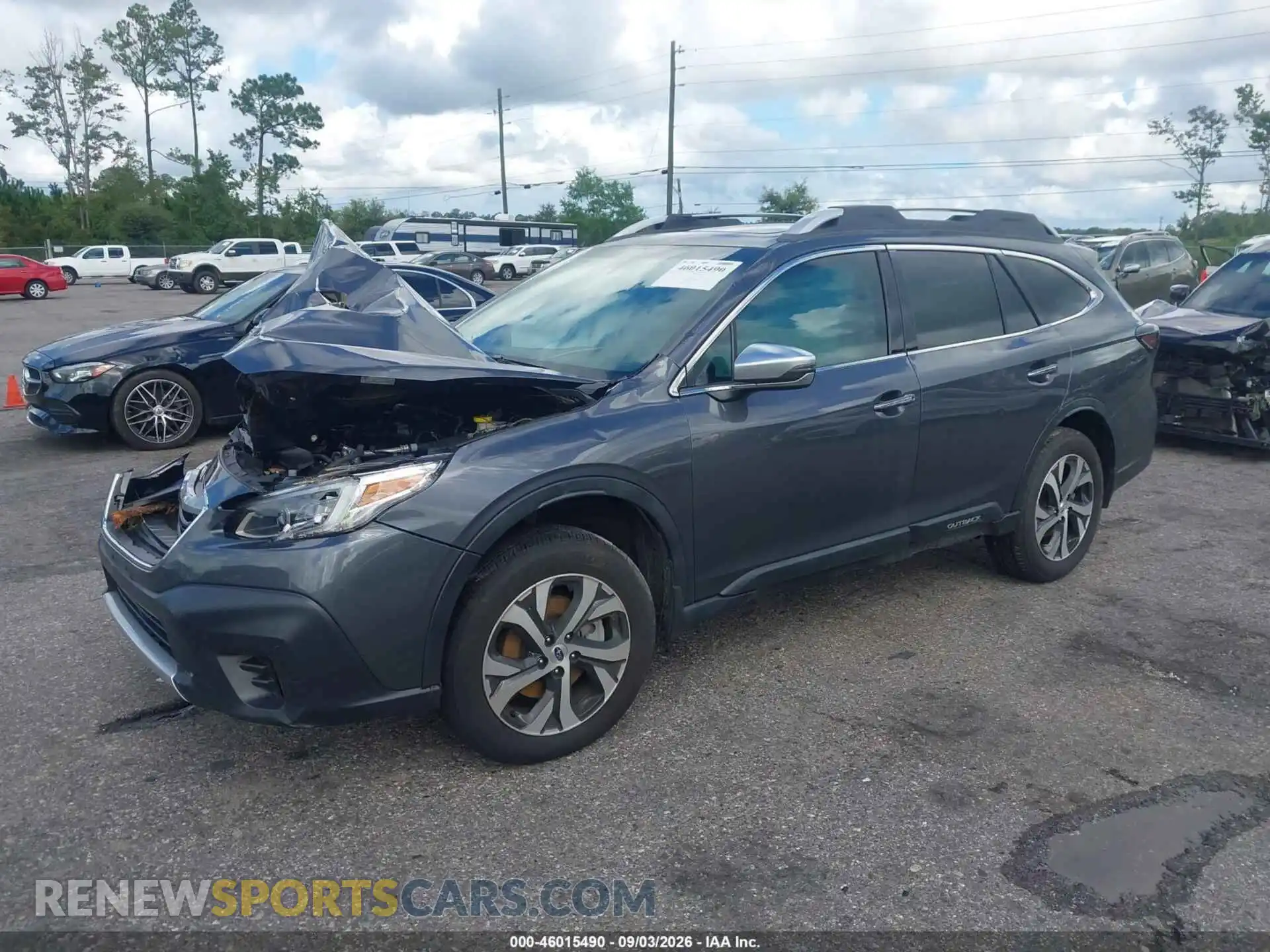 2 Photograph of a damaged car 4S4BTAPC1N3105282 SUBARU OUTBACK 2022