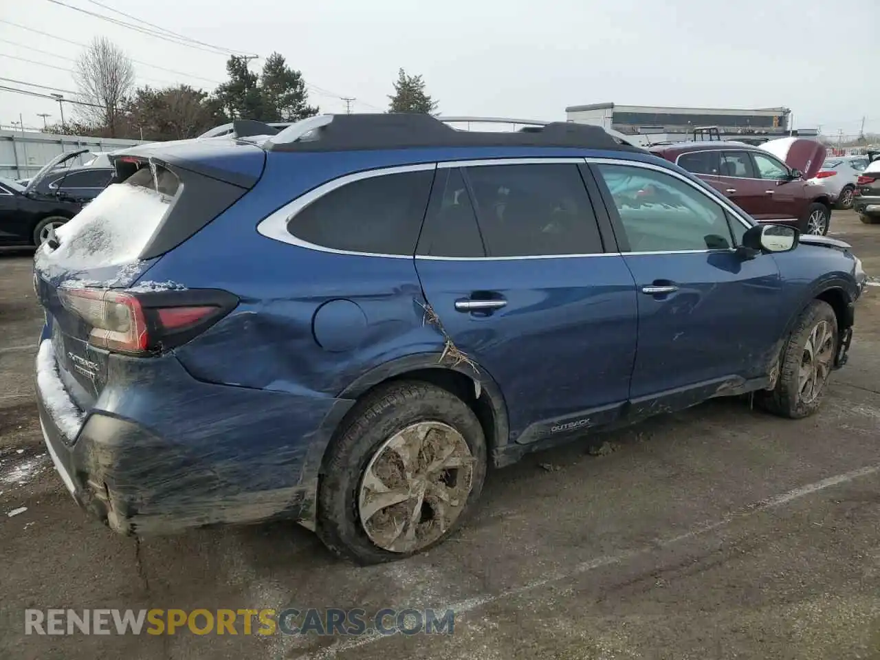 3 fotografías del automóvil dañado 4S4BTAPC4N3161412 SUBARU OUTBACK 2022