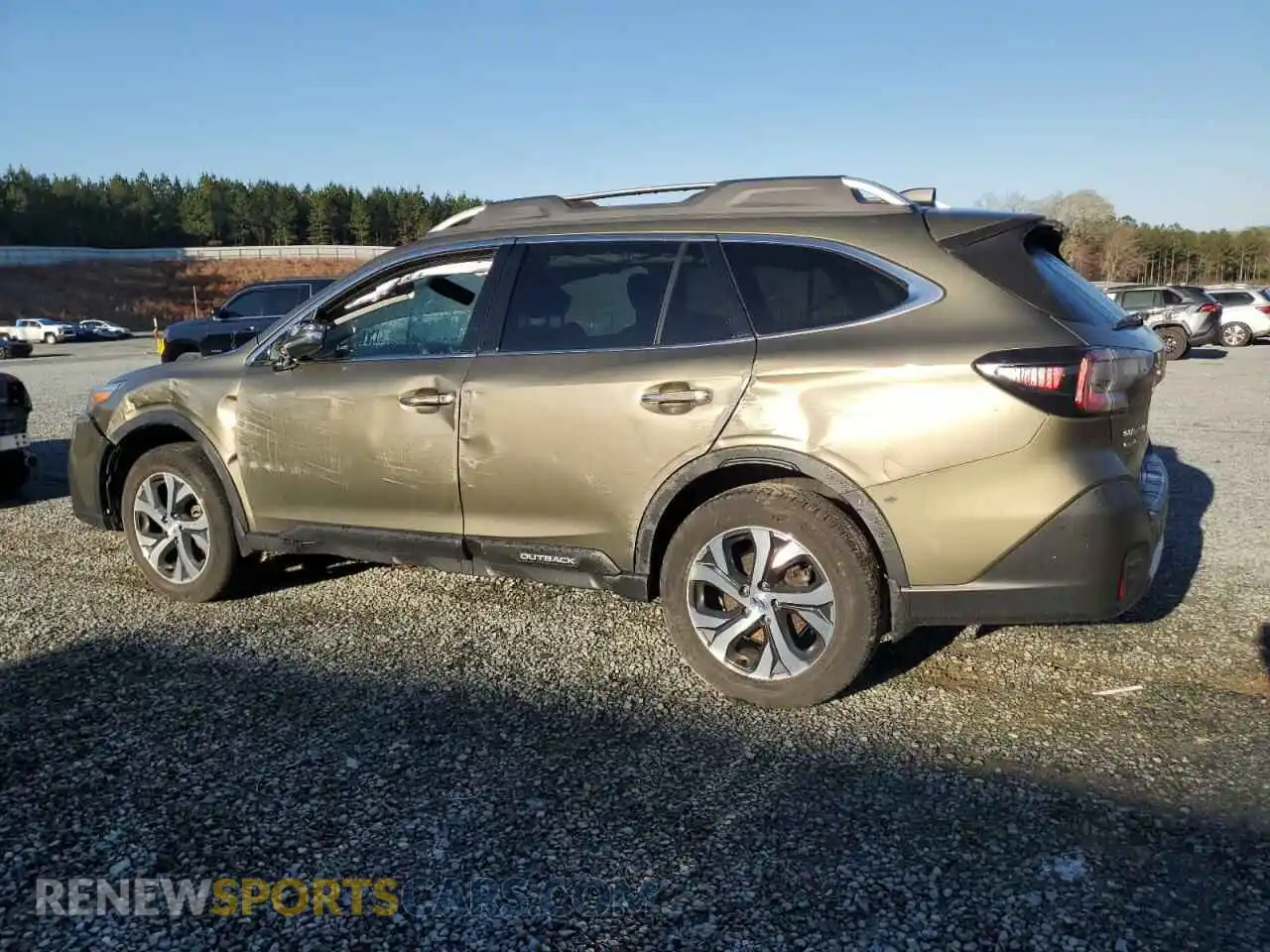 2 Photograph of a damaged car 4S4BTAPC5N3244363 SUBARU OUTBACK 2022