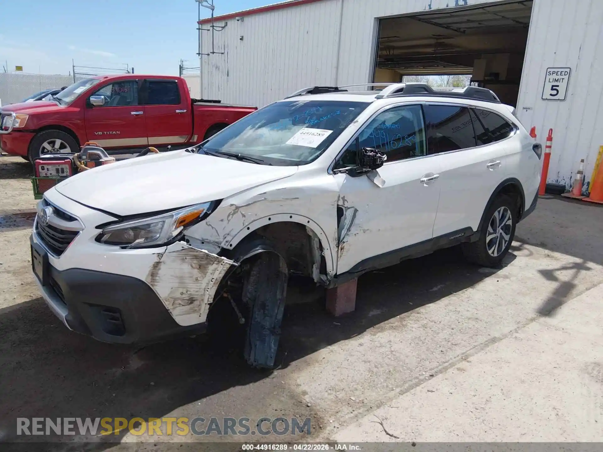 2 Photograph of a damaged car 4S4BTAPC5N3264967 SUBARU OUTBACK 2022