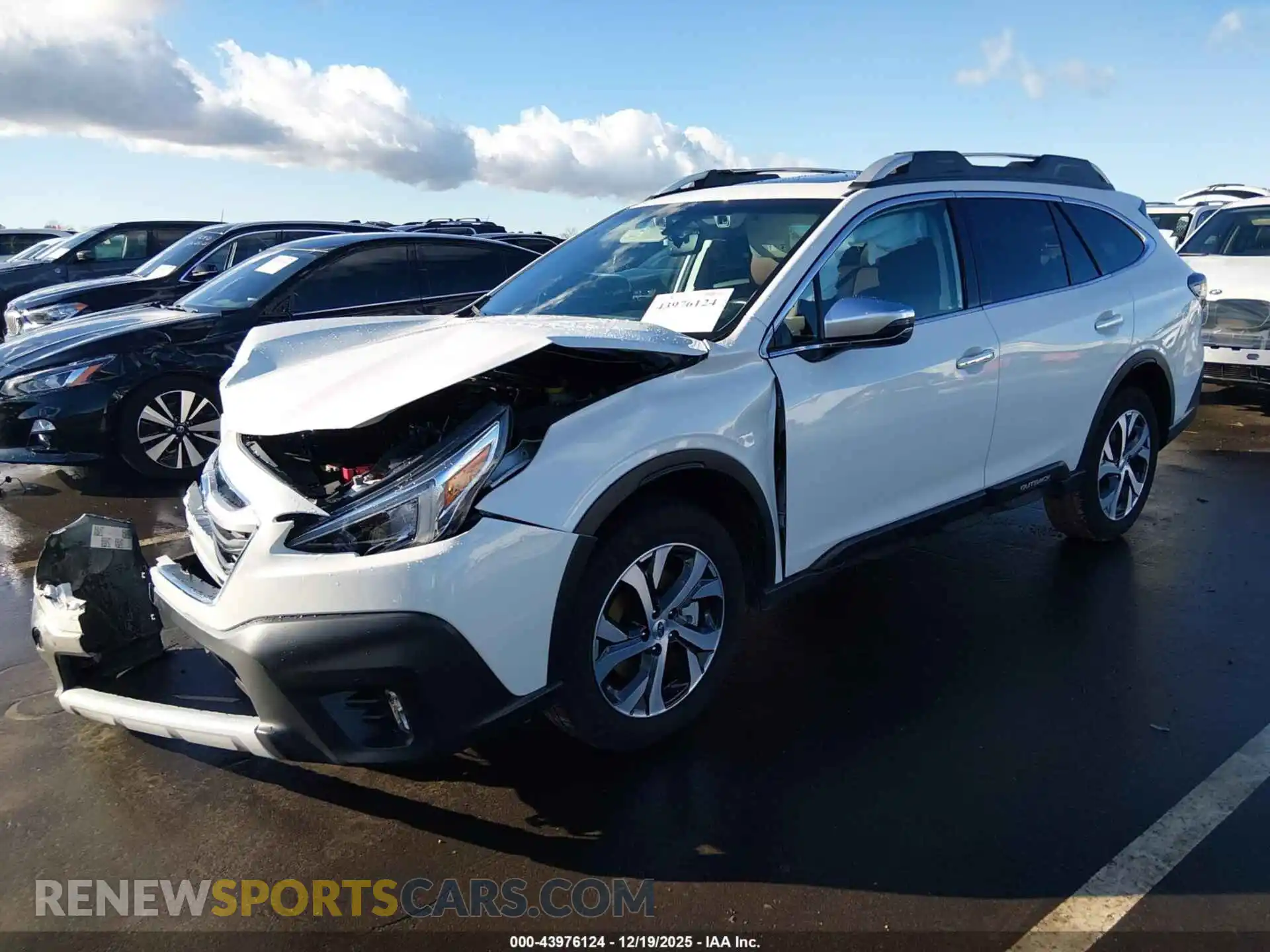2 fotografías del automóvil dañado 4S4BTAPC8N3214757 SUBARU OUTBACK 2022