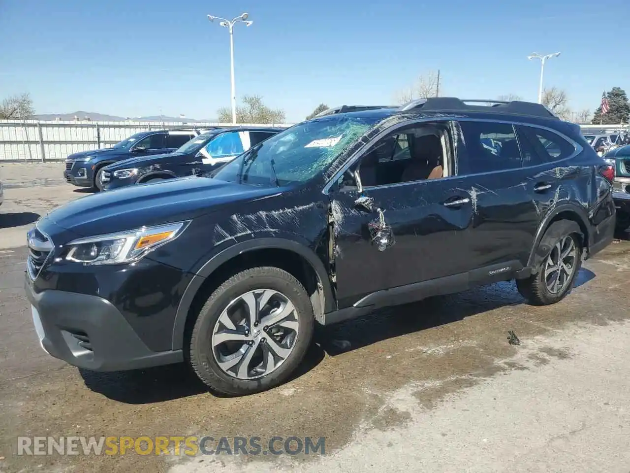 1 Photograph of a damaged car 4S4BTAPC9N3202584 SUBARU OUTBACK 2022
