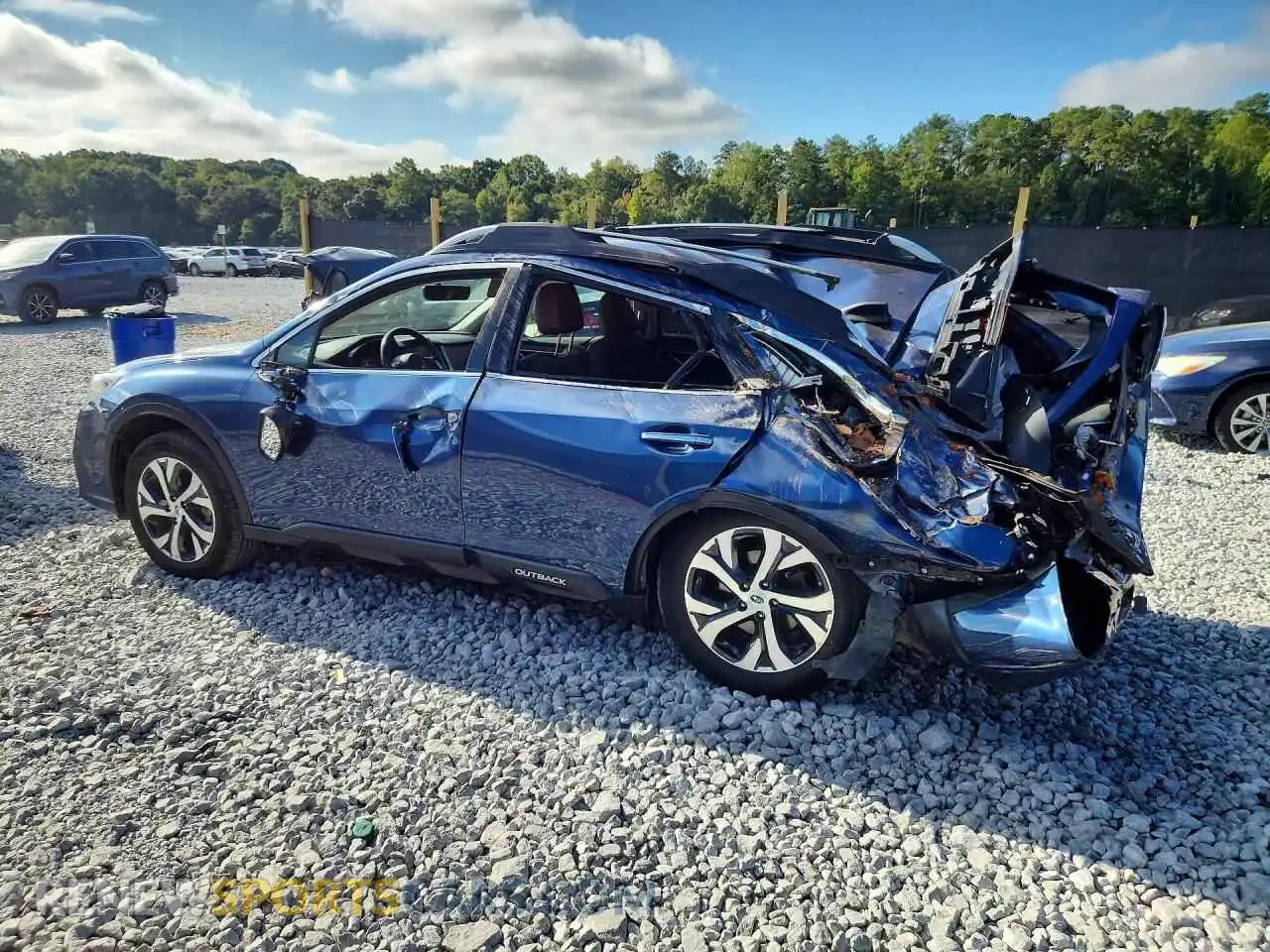 2 Фотография поврежденного автомобиля 4S4BTAPCXN3263104 SUBARU OUTBACK 2022