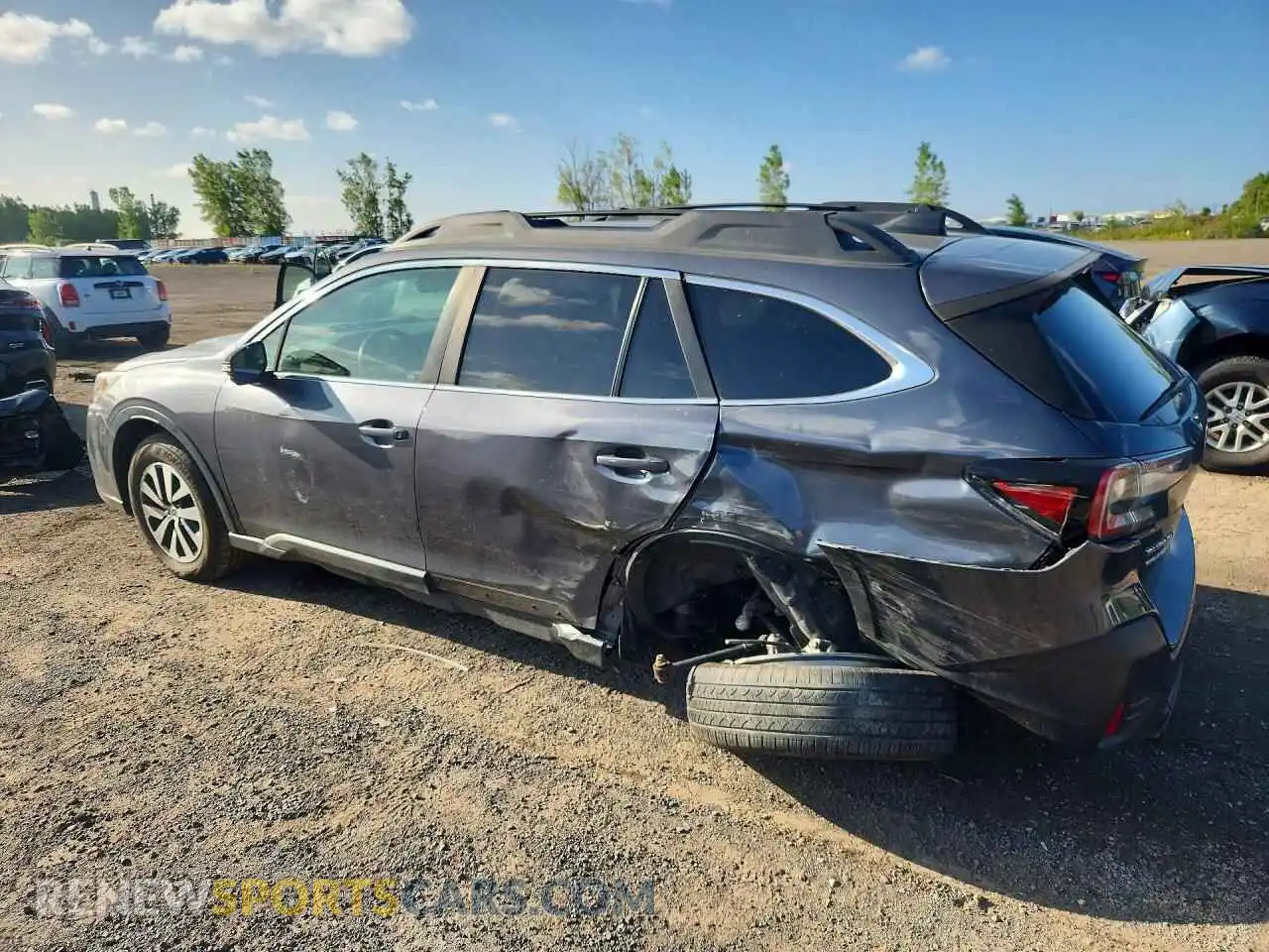 2 Photograph of a damaged car 4S4BTDEC4N3135249 SUBARU OUTBACK 2022