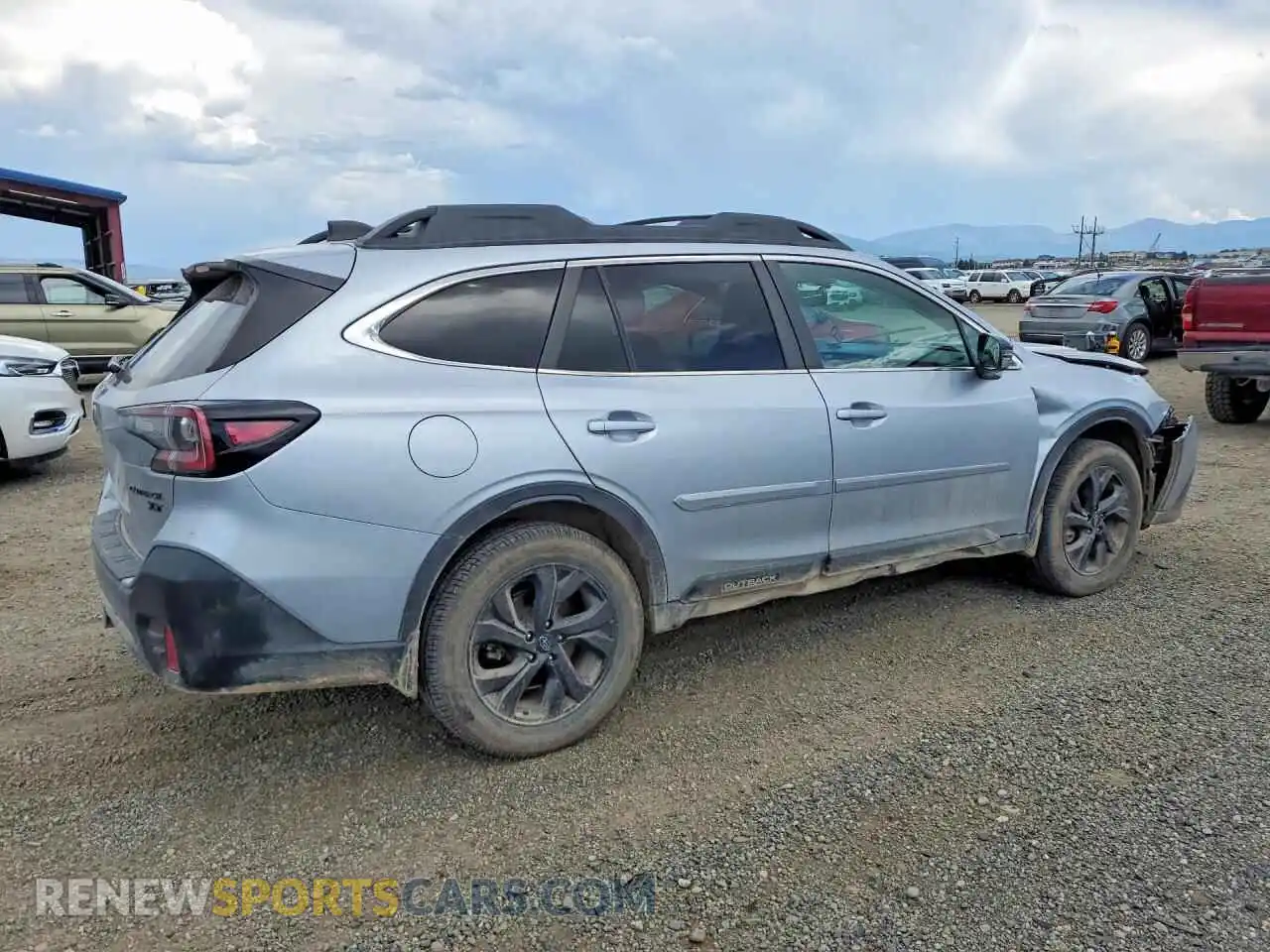 3 fotografías del automóvil dañado 4S4BTGLDXN3105718 SUBARU OUTBACK 2022