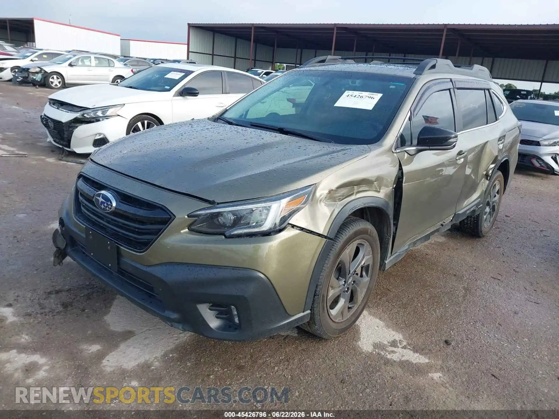 2 Фотография поврежденного автомобиля 4S4BTGLDXN3183870 SUBARU OUTBACK 2022