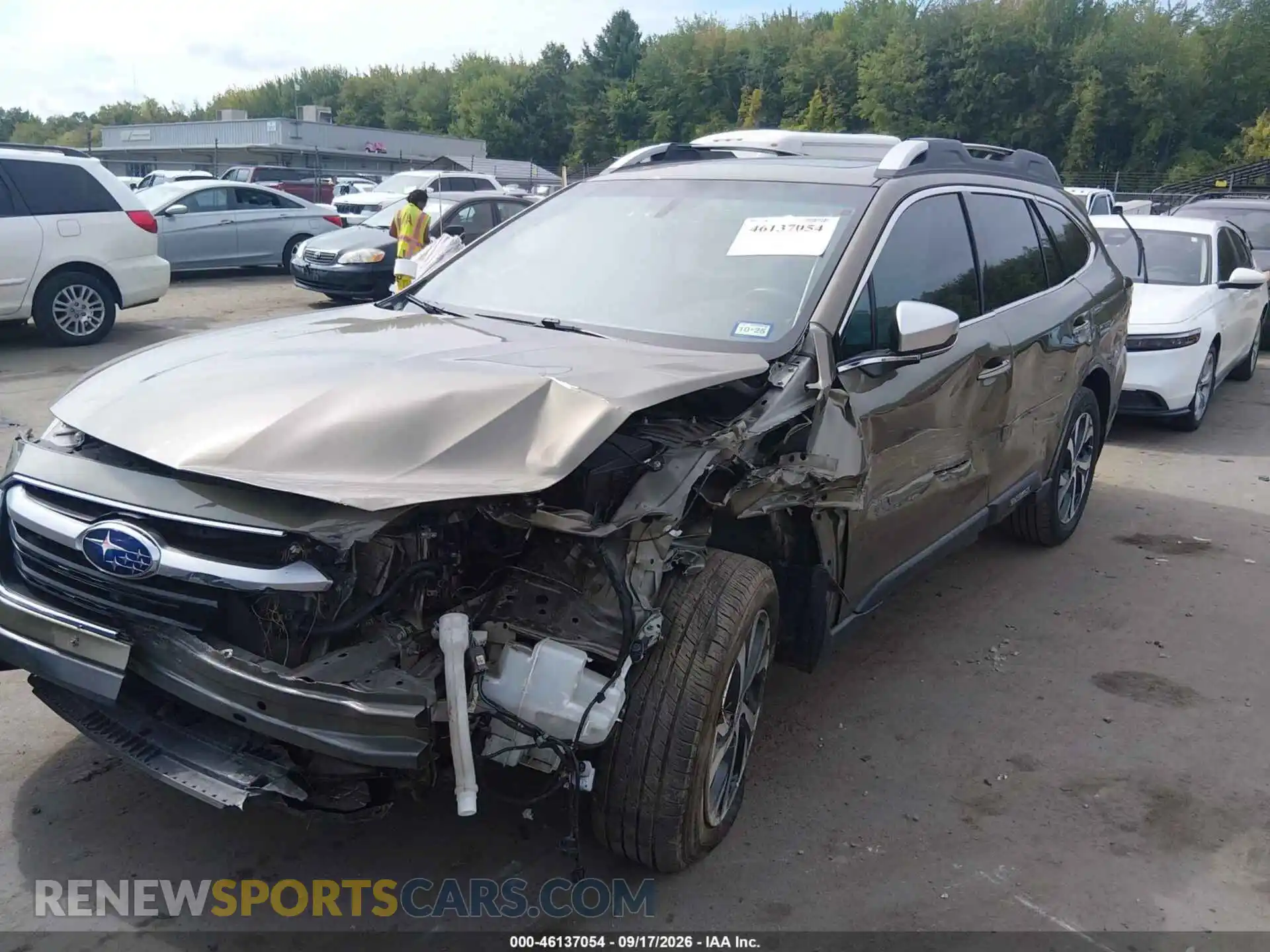 2 Фотография поврежденного автомобиля 4S4BTGPD1N3126760 SUBARU OUTBACK 2022