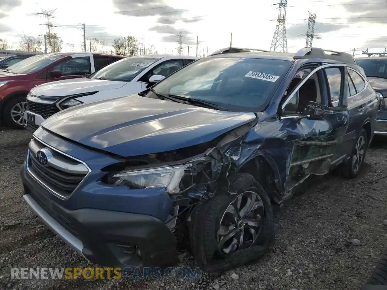 1 Photograph of a damaged car 4S4BTGPD1N3268655 SUBARU OUTBACK 2022