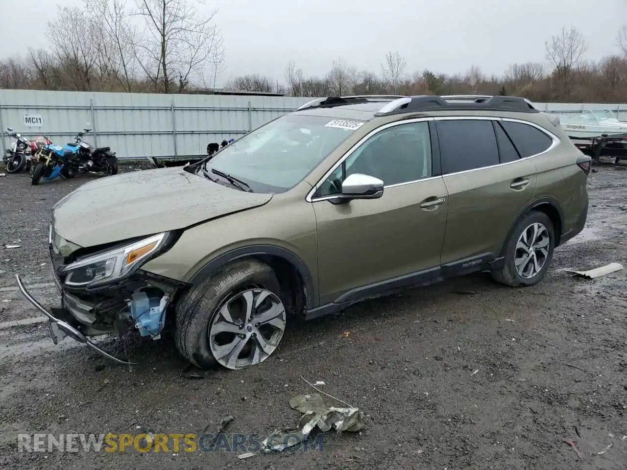 1 Photograph of a damaged car 4S4BTGPD2N3205872 SUBARU OUTBACK 2022