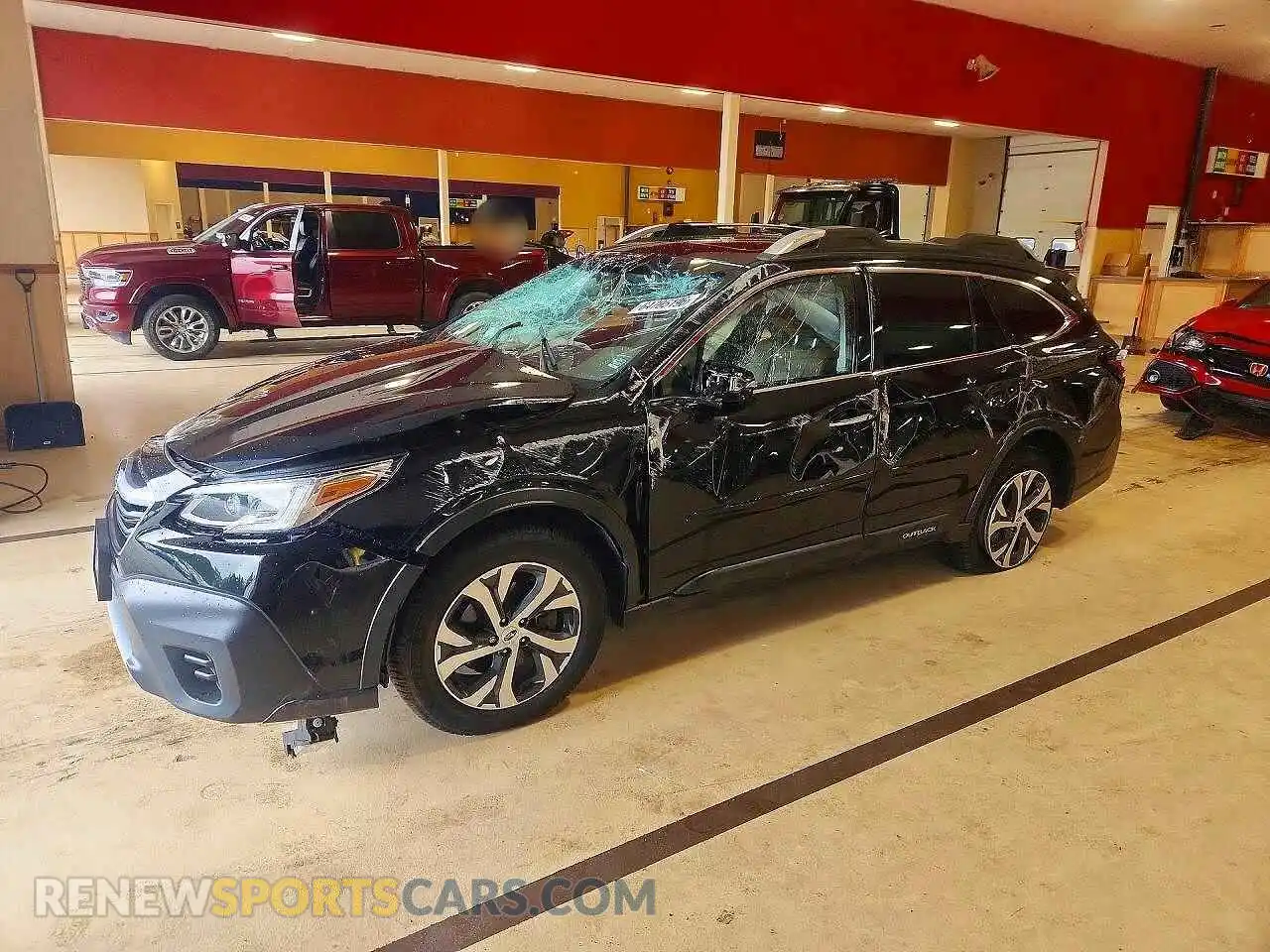 1 Photograph of a damaged car 4S4BTGPD2N3262444 SUBARU OUTBACK 2022