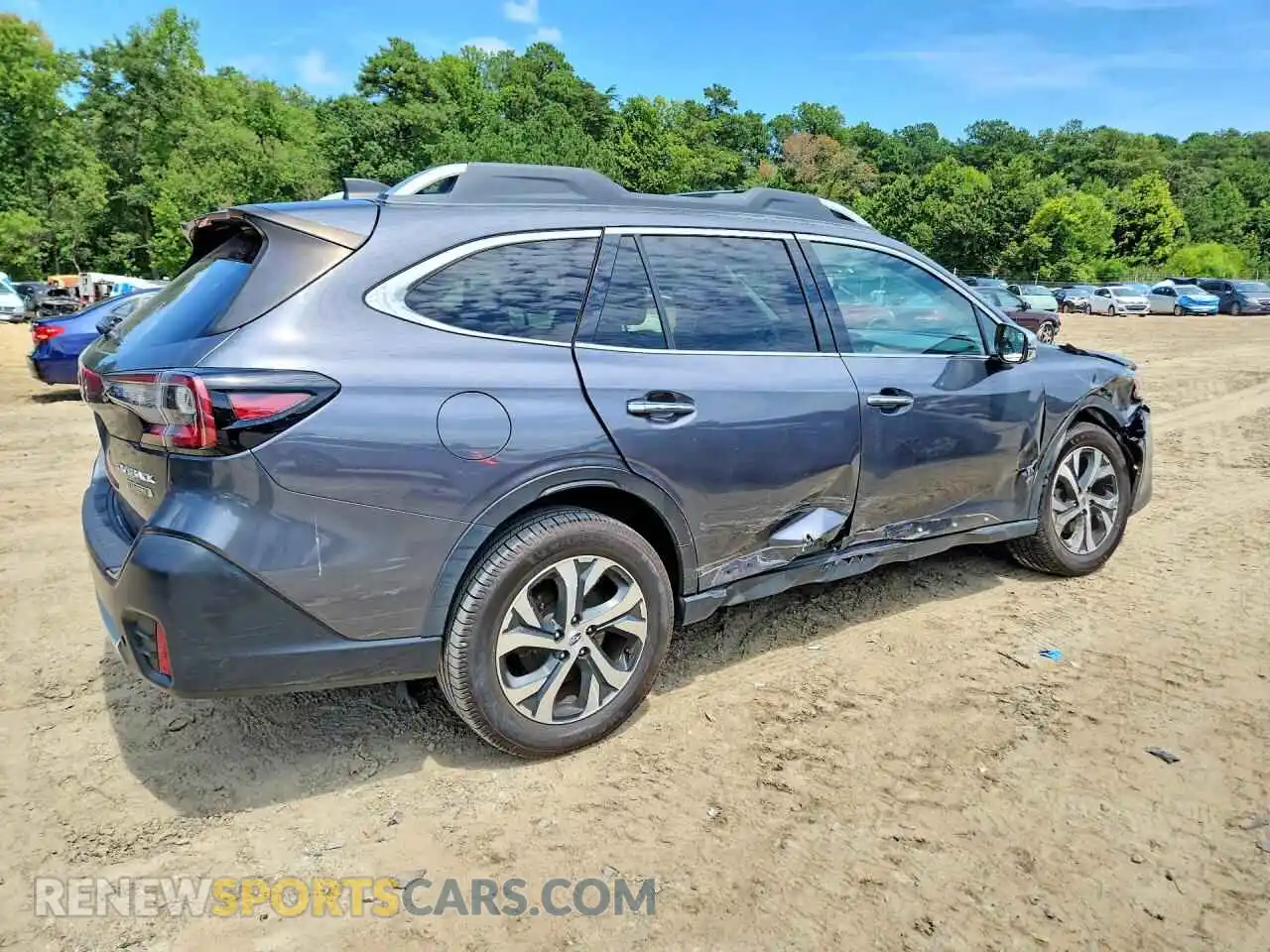 3 fotografías del automóvil dañado 4S4BTGPD3N3123407 SUBARU OUTBACK 2022