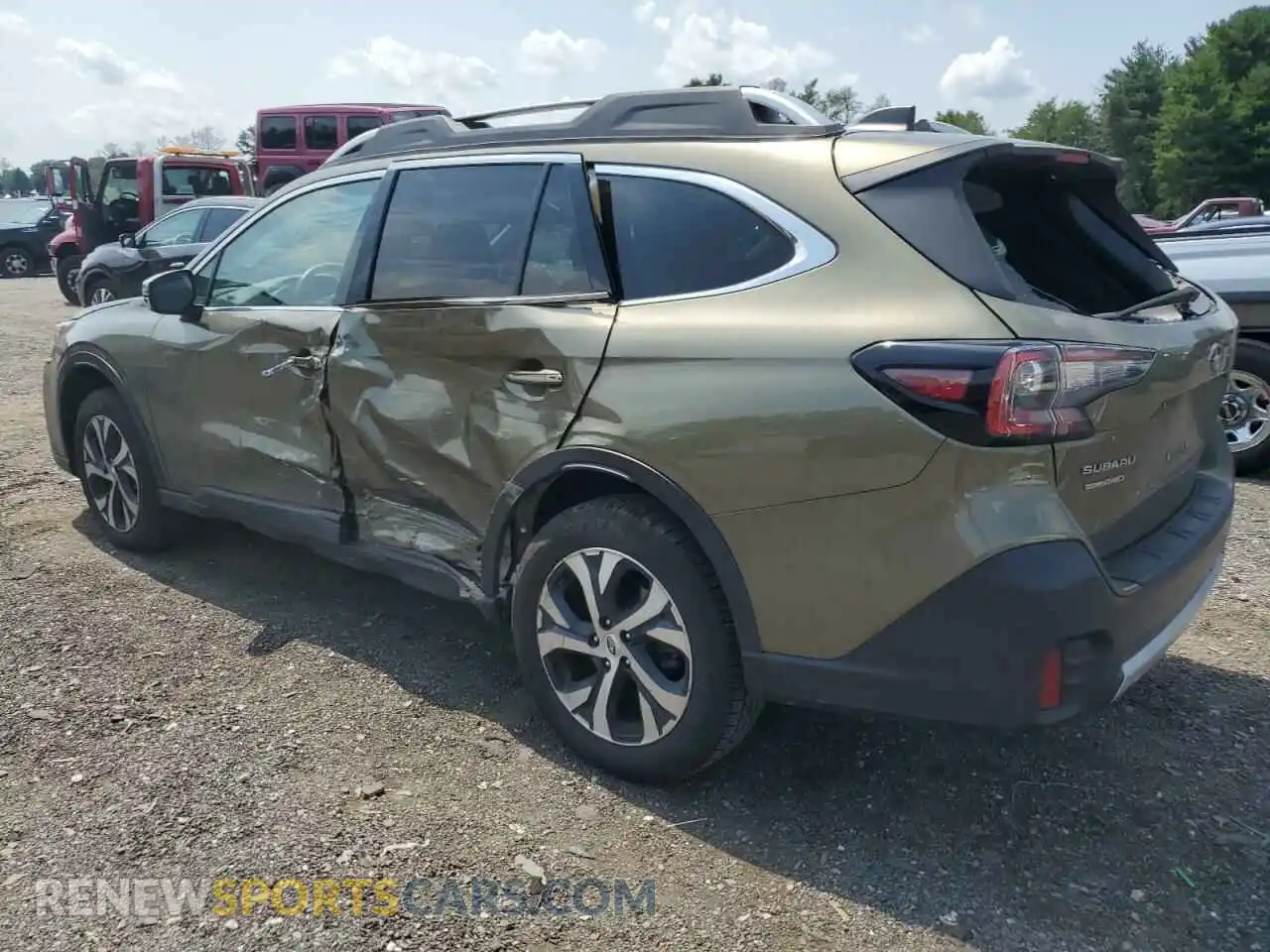 2 Photograph of a damaged car 4S4BTGPD8N3117098 SUBARU OUTBACK 2022