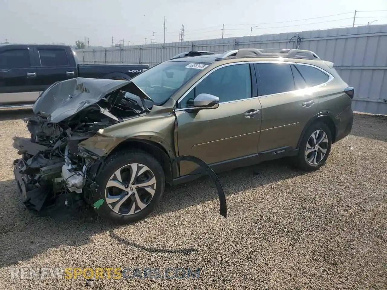 1 Photograph of a damaged car 4S4BTGPD8N3120566 SUBARU OUTBACK 2022