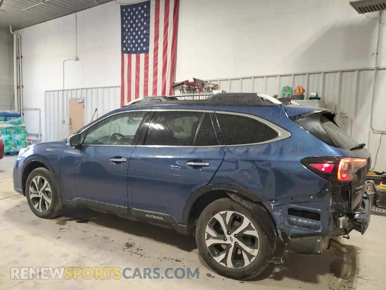 2 fotografías del automóvil dañado 4S4BTGPD9N3238786 SUBARU OUTBACK 2022