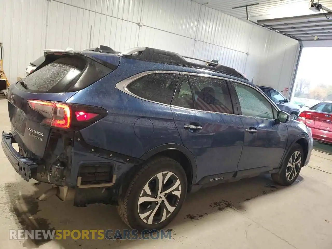 3 fotografías del automóvil dañado 4S4BTGPD9N3238786 SUBARU OUTBACK 2022