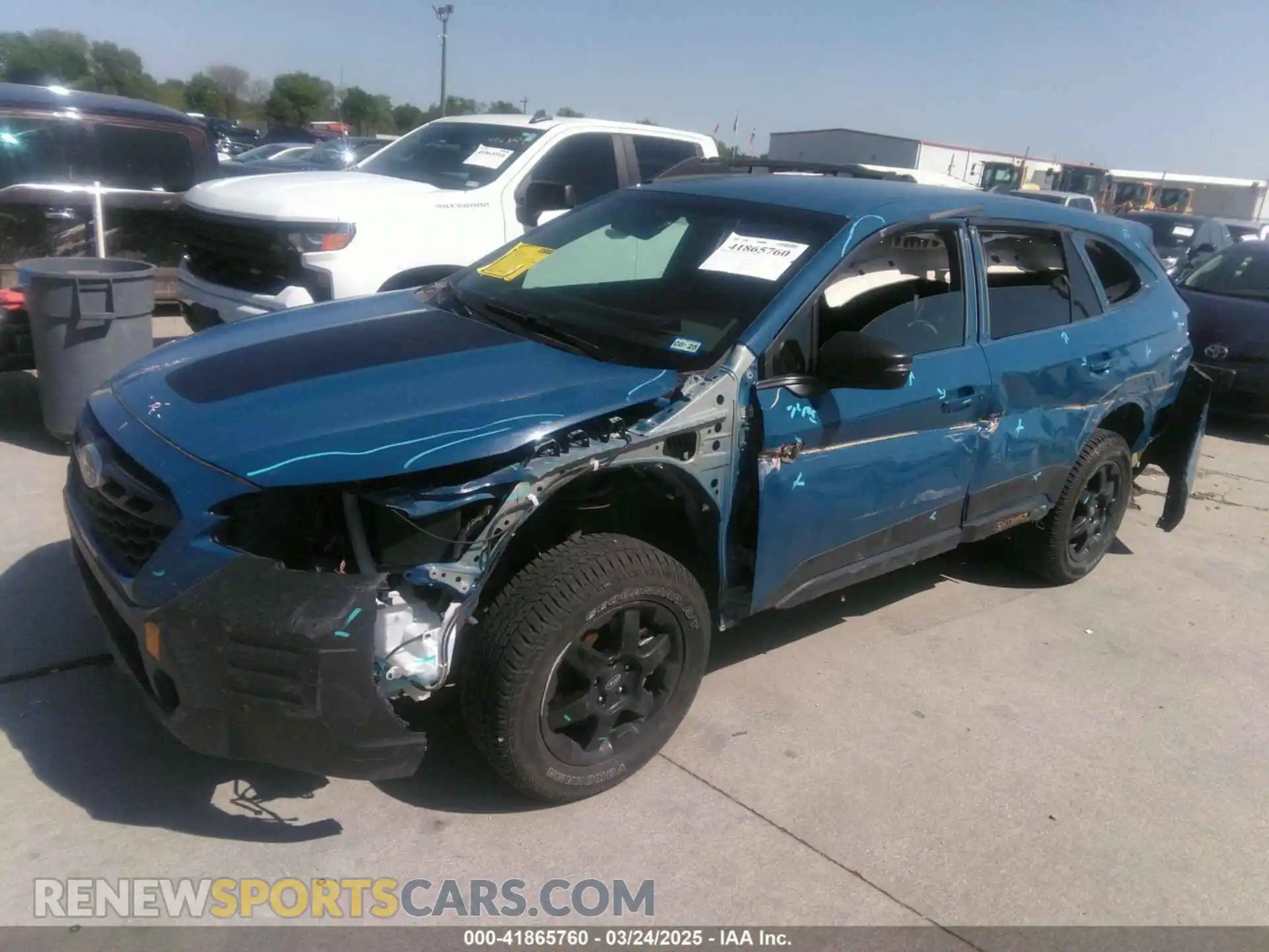 2 fotografías del automóvil dañado 4S4BTGSD3N3142241 SUBARU OUTBACK 2022