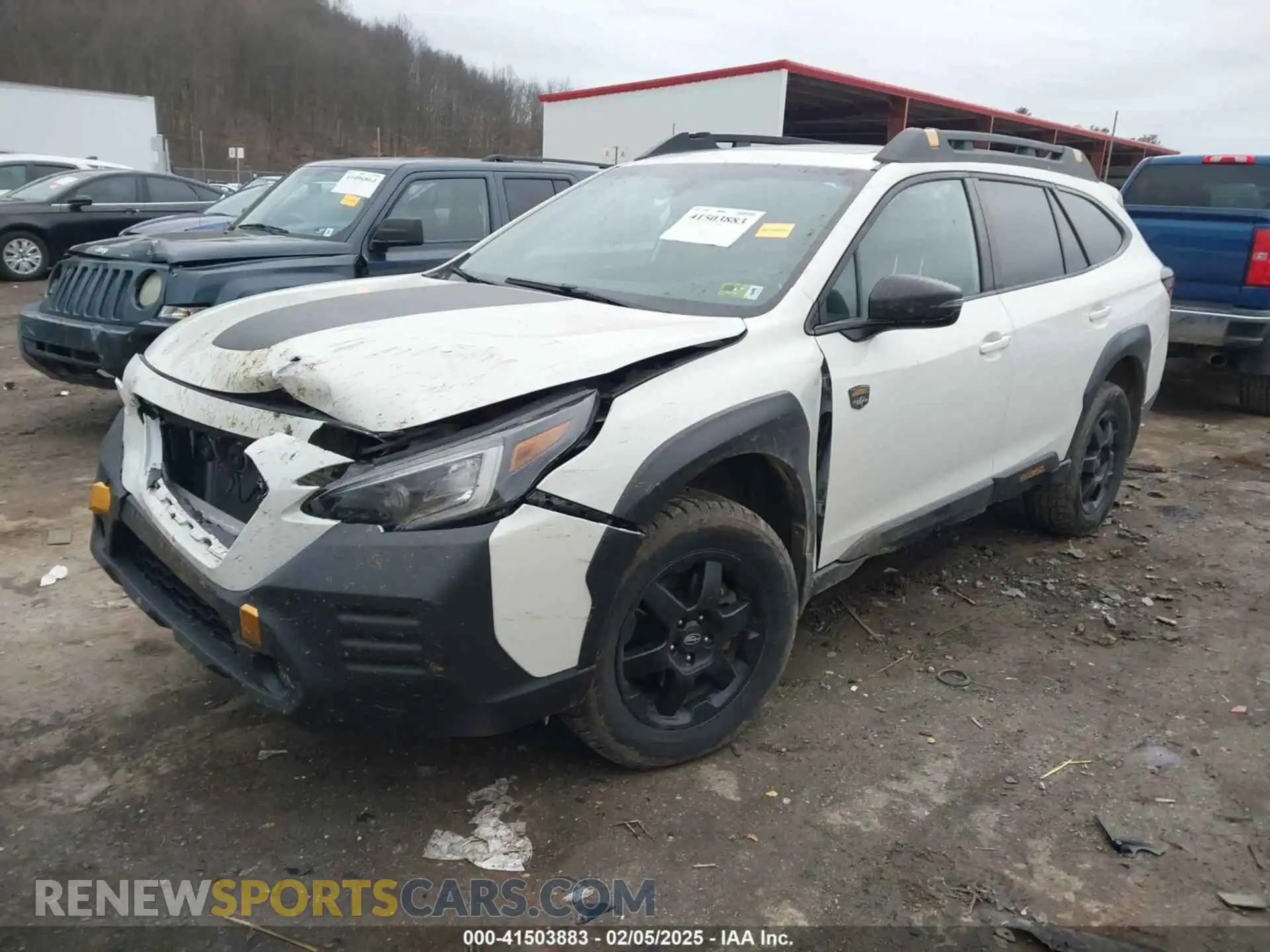 2 Photograph of a damaged car 4S4BTGUD3N3244765 SUBARU OUTBACK 2022
