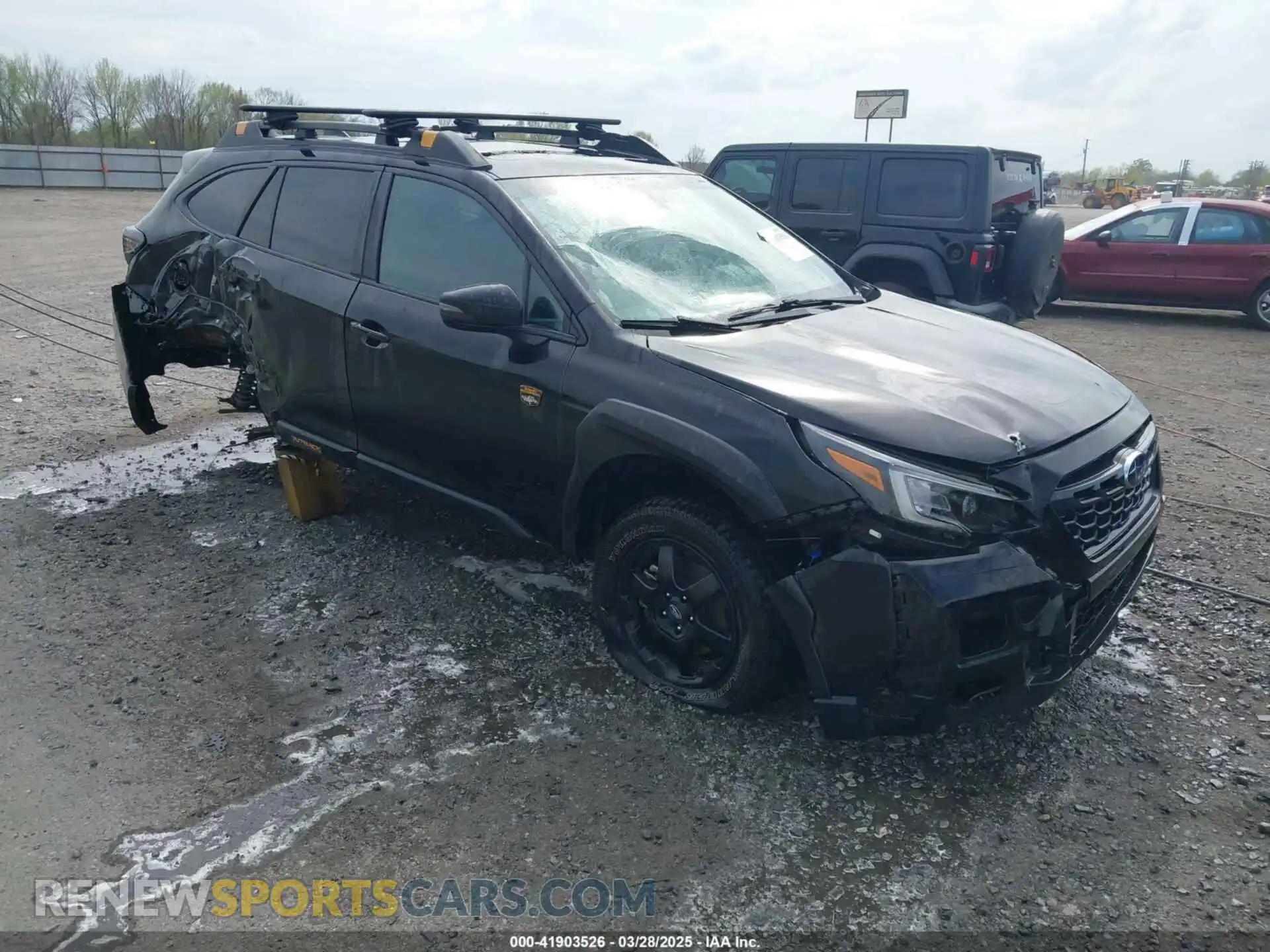 1 Photograph of a damaged car 4S4BTGUD5N3112137 SUBARU OUTBACK 2022