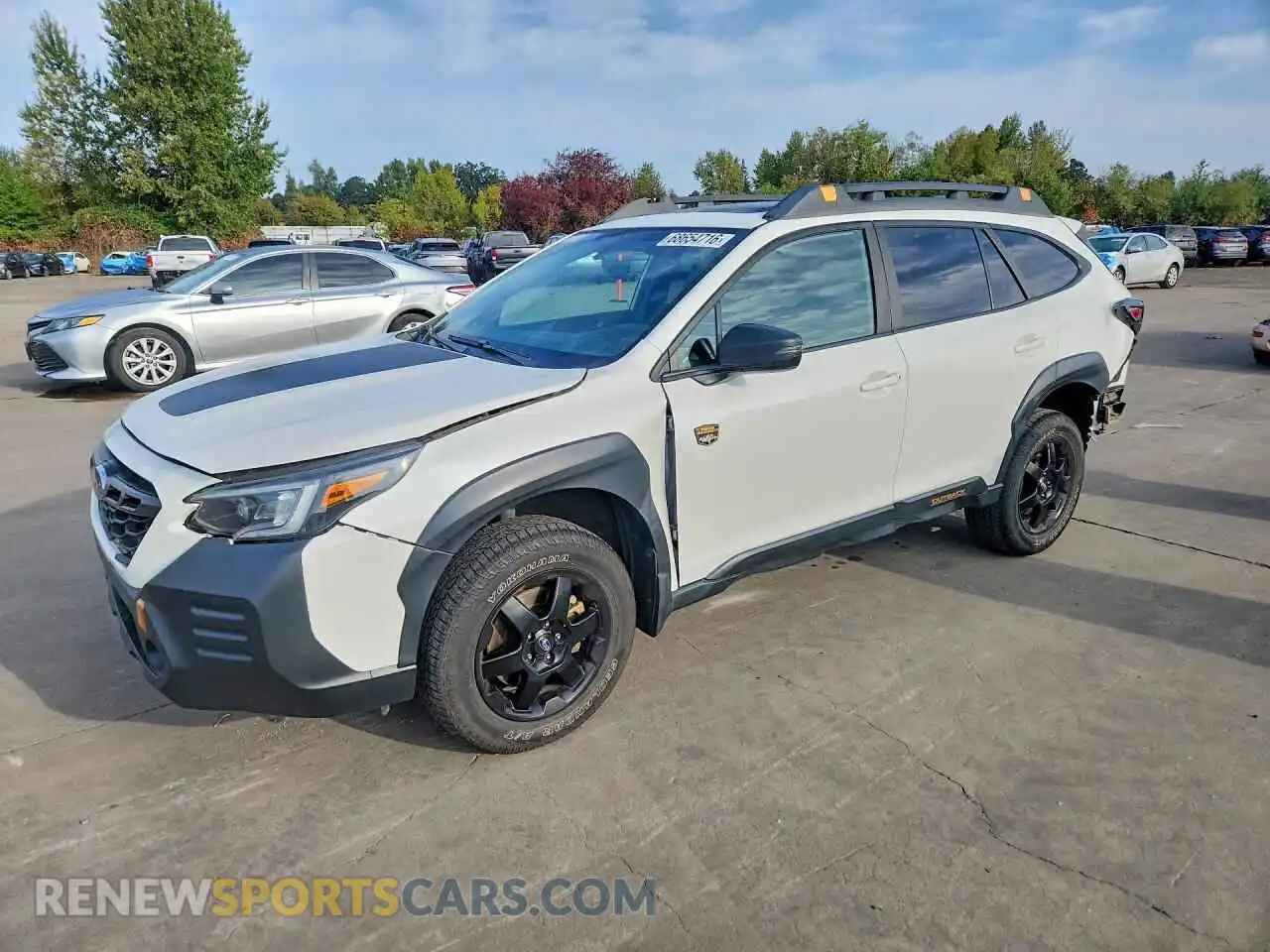 1 Photograph of a damaged car 4S4BTGUD8N3129482 SUBARU OUTBACK 2022