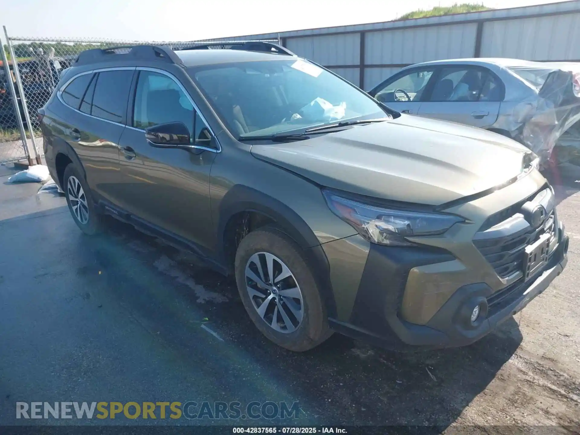 1 Photograph of a damaged car 4S4BTACC3P3123534 SUBARU OUTBACK 2023