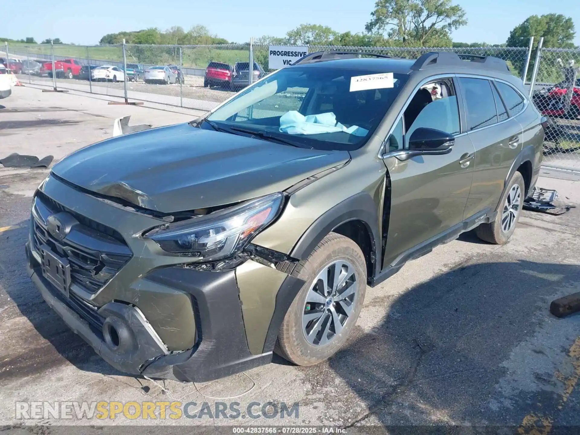 2 Photograph of a damaged car 4S4BTACC3P3123534 SUBARU OUTBACK 2023