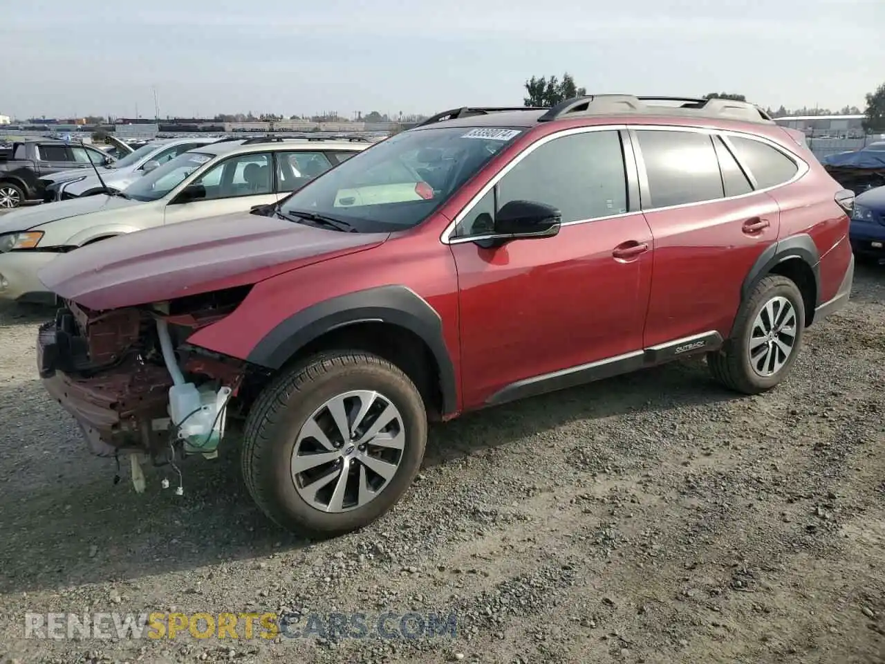 1 Photograph of a damaged car 4S4BTACC5P3122806 SUBARU OUTBACK 2023