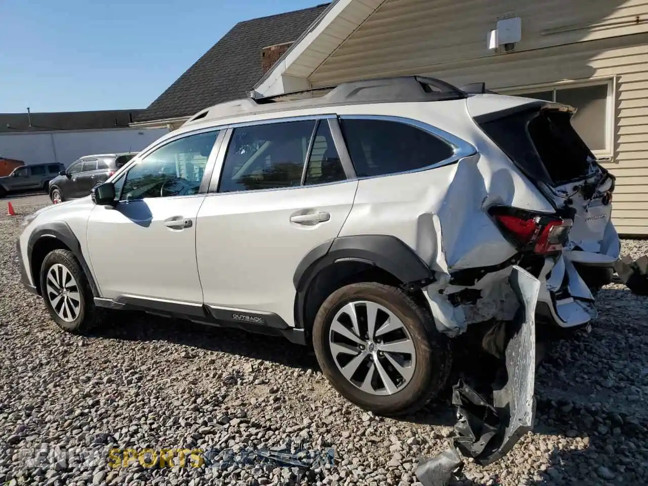 2 Photograph of a damaged car 4S4BTACC8P3128549 SUBARU OUTBACK 2023