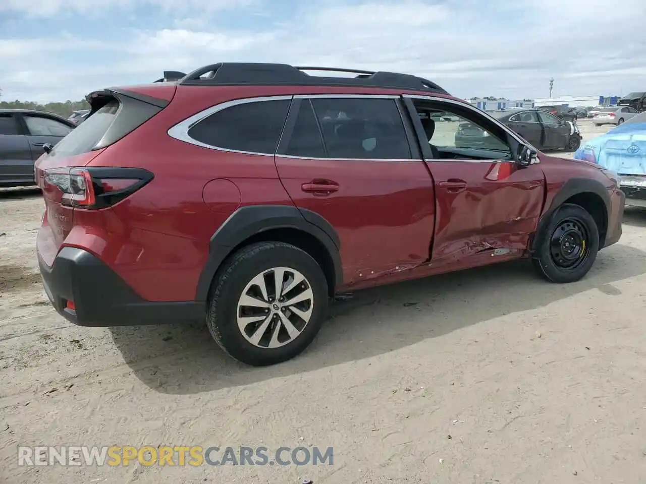 3 Фотография поврежденного автомобиля 4S4BTACC9P3150754 SUBARU OUTBACK 2023