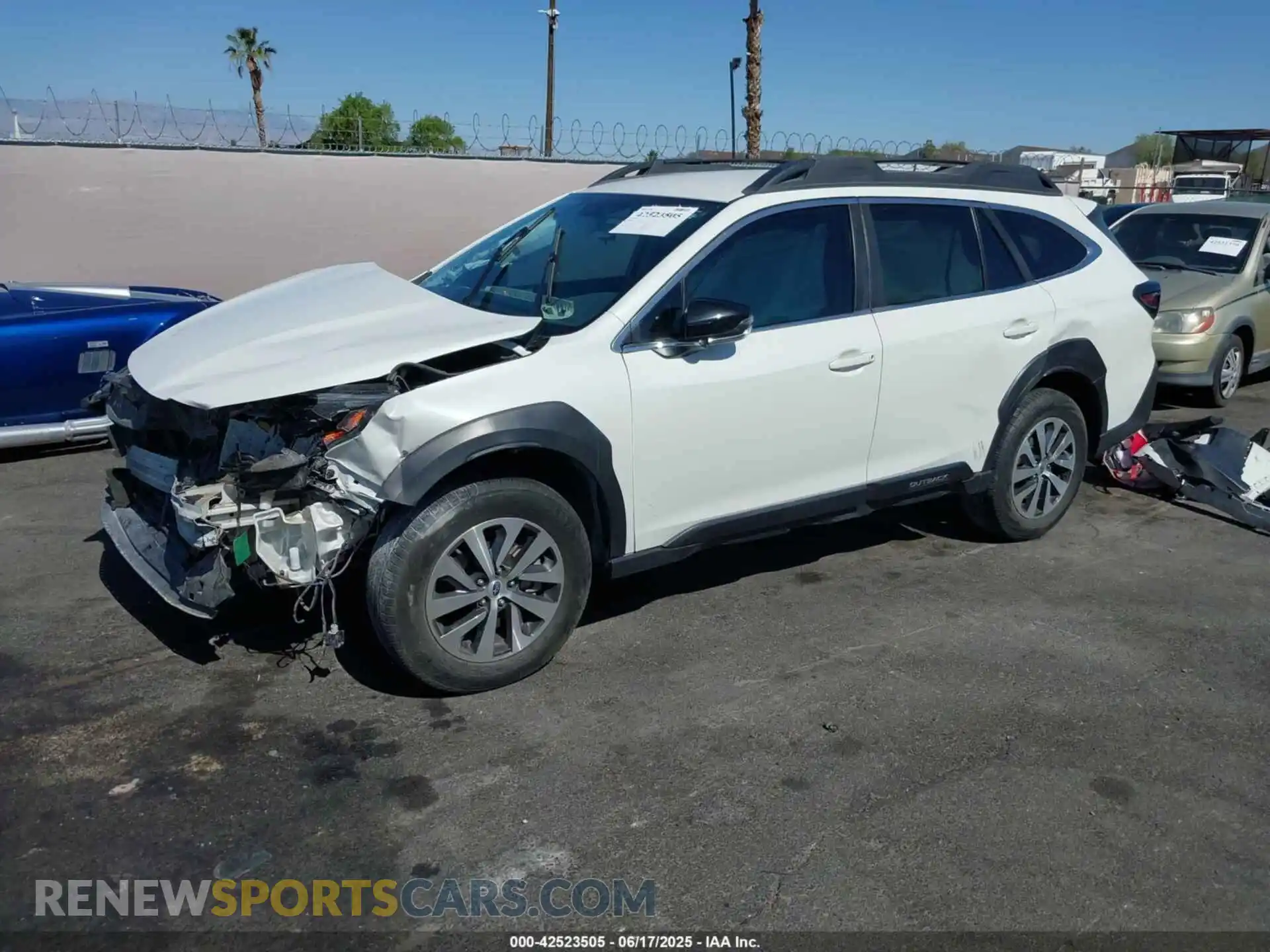 2 Photograph of a damaged car 4S4BTADC2P3139531 SUBARU OUTBACK 2023