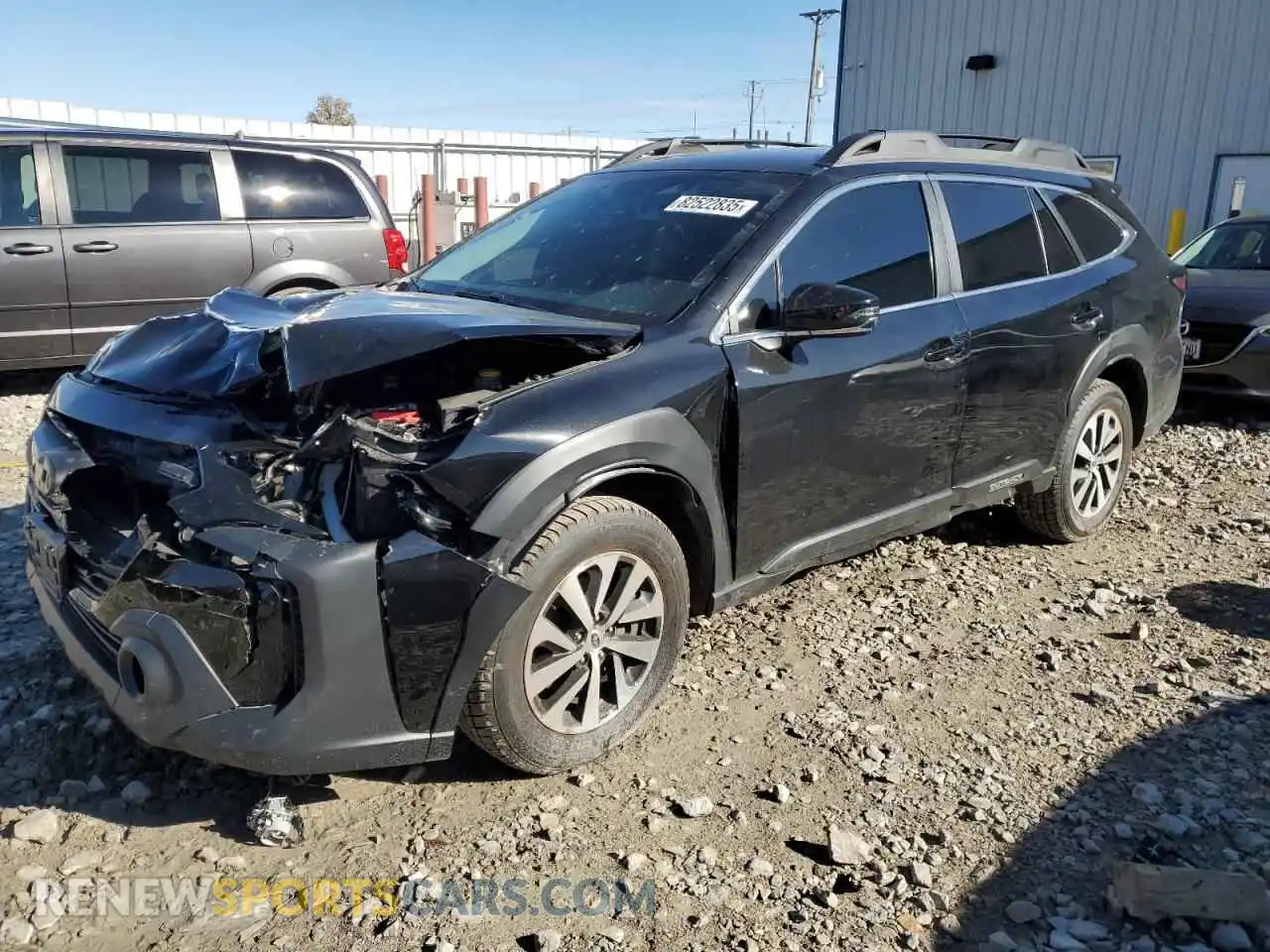 1 Photograph of a damaged car 4S4BTADC2P3214549 SUBARU OUTBACK 2023