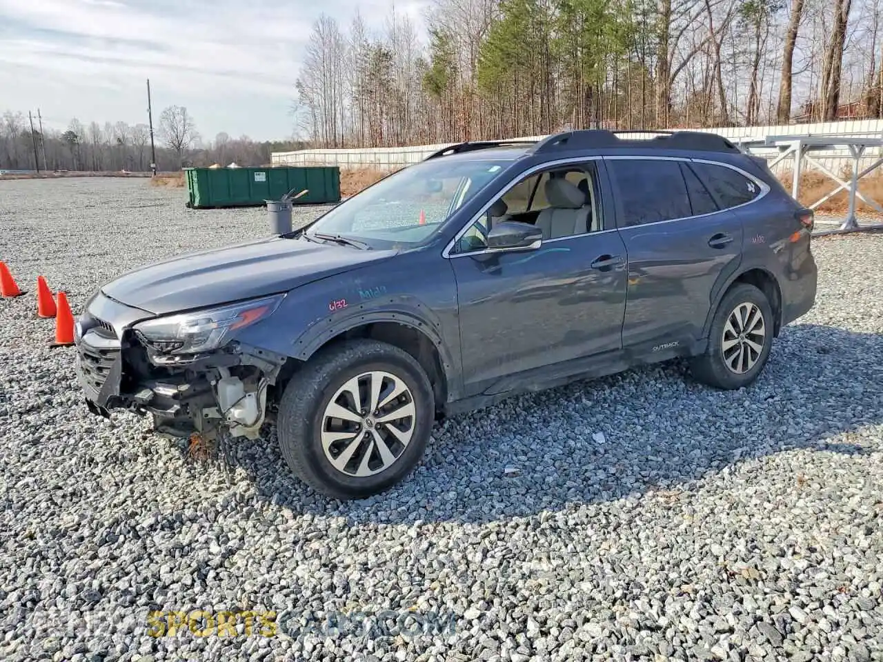 1 Photograph of a damaged car 4S4BTADC2P3217256 SUBARU OUTBACK 2023