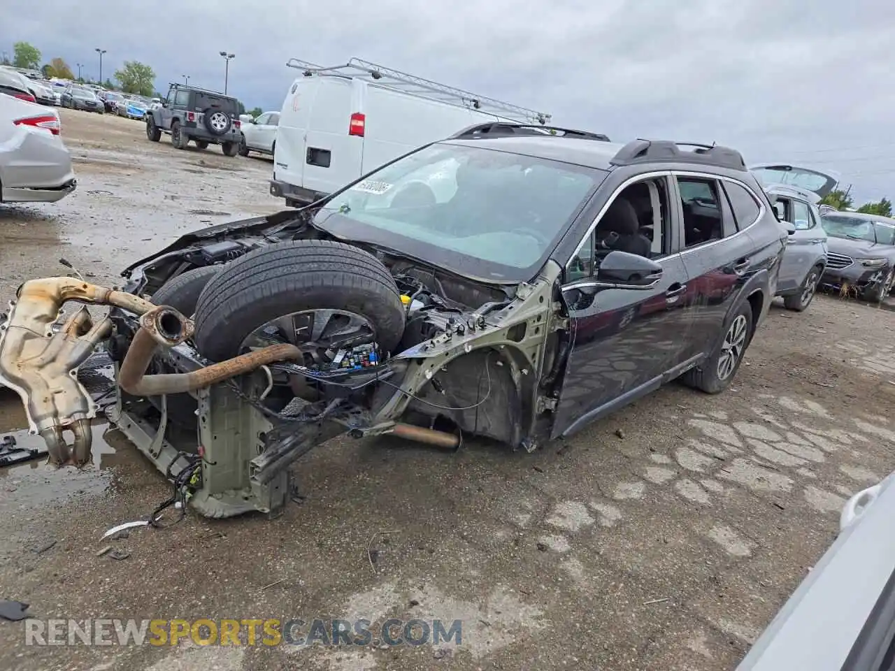 1 Photograph of a damaged car 4S4BTADC5P3224637 SUBARU OUTBACK 2023