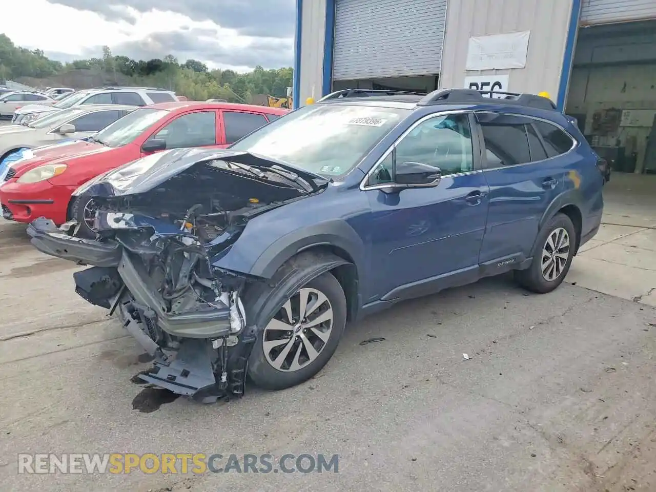1 Photograph of a damaged car 4S4BTAFC0P3117802 SUBARU OUTBACK 2023