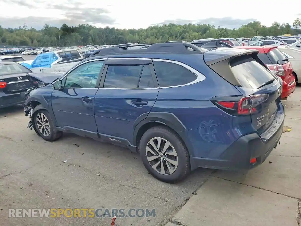 2 Photograph of a damaged car 4S4BTAFC0P3117802 SUBARU OUTBACK 2023