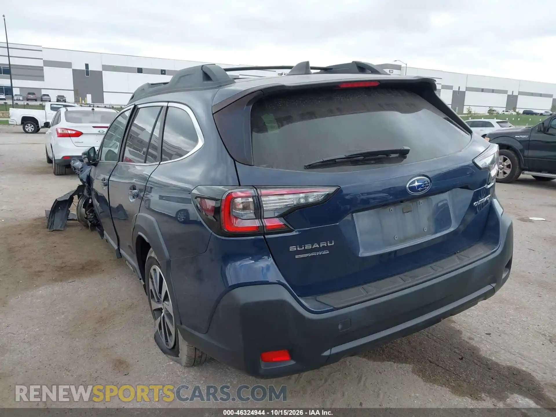 3 fotografías del automóvil dañado 4S4BTAFC3P3105692 SUBARU OUTBACK 2023