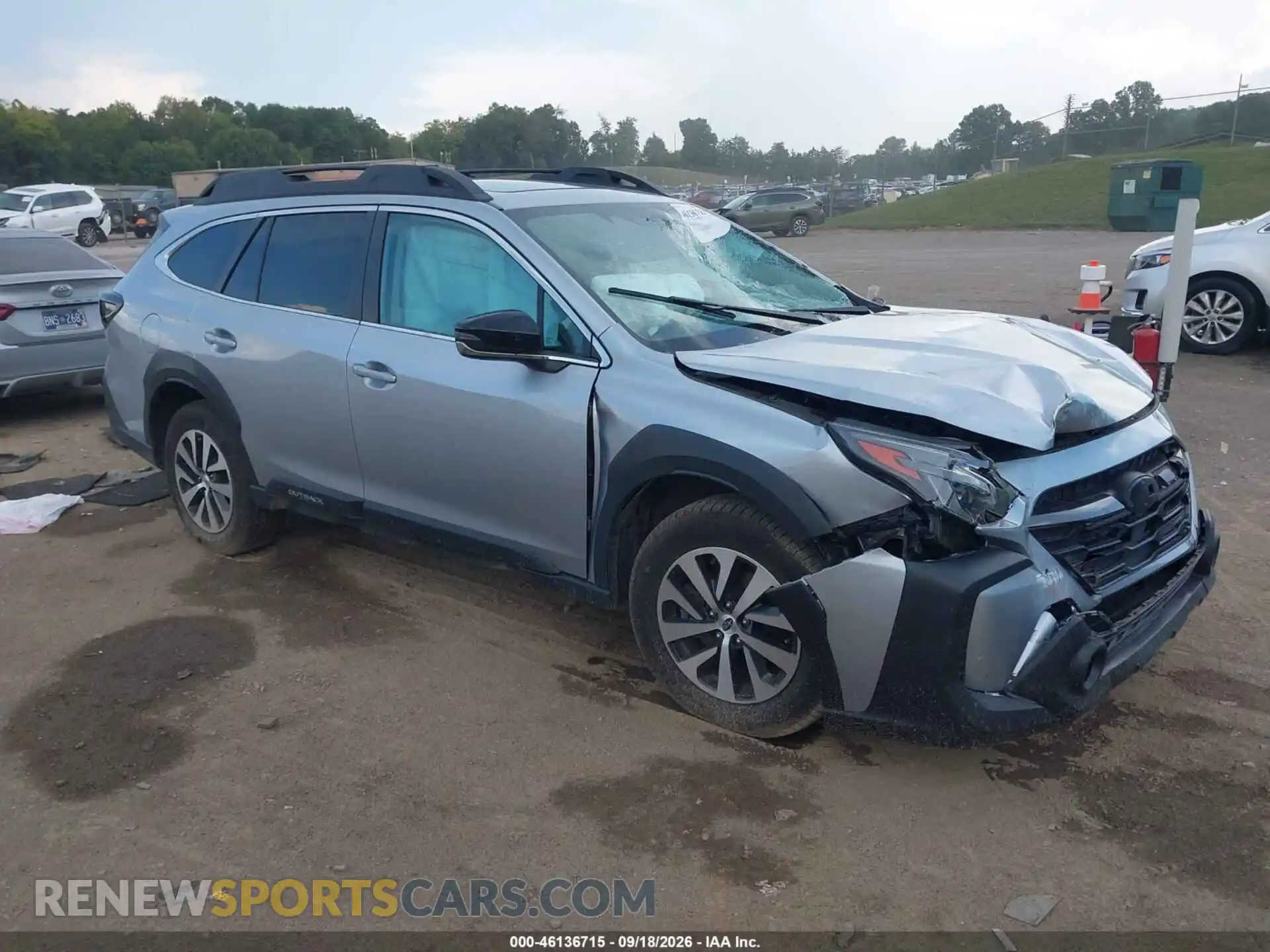 1 Photograph of a damaged car 4S4BTAFC4P3177338 SUBARU OUTBACK 2023