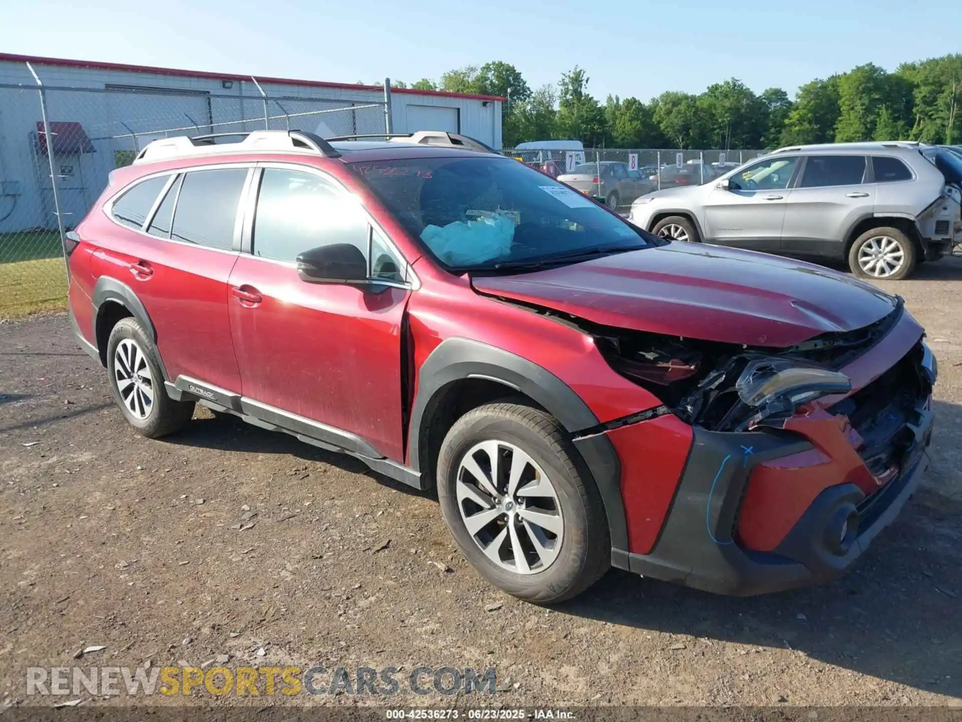 1 Photograph of a damaged car 4S4BTAFC9P3166013 SUBARU OUTBACK 2023